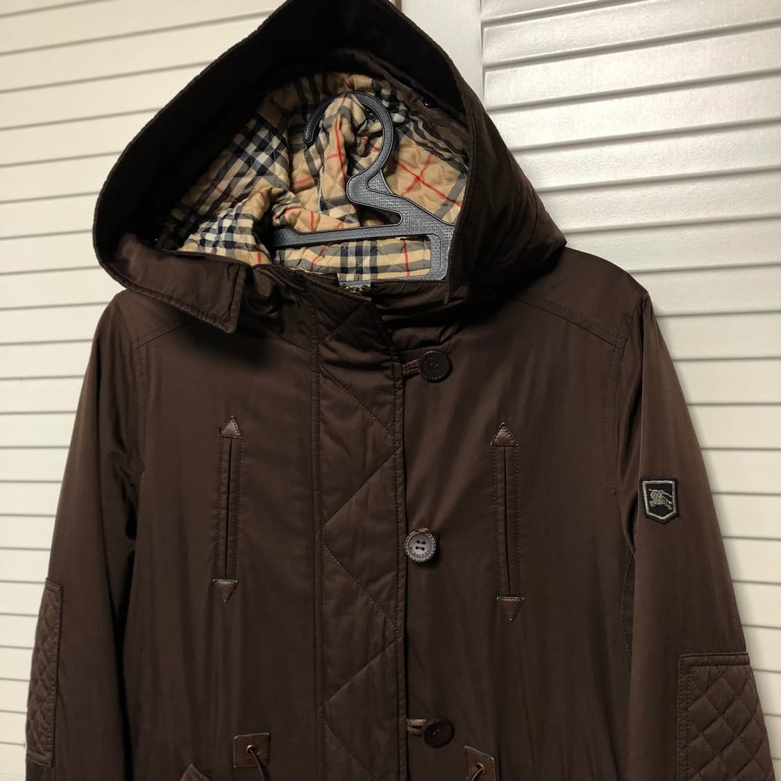 버버리 퀄팅자켓 버버리런던 자켓 누빔 코트 상품이미지2
