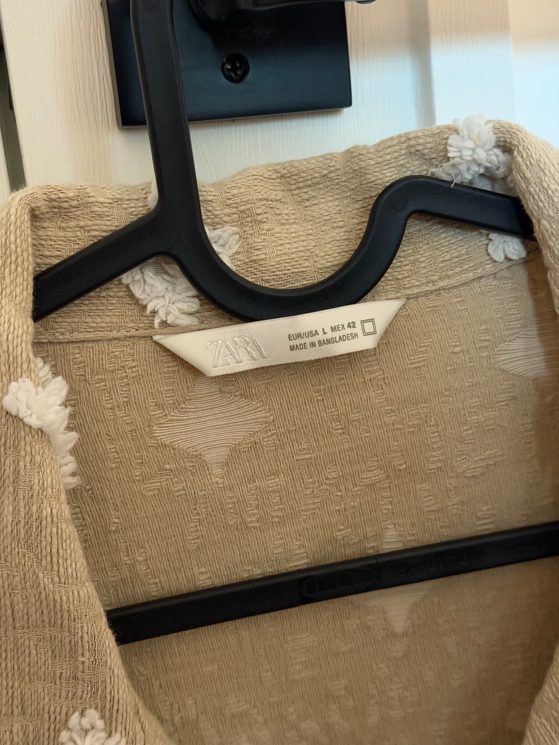 [L] 자라 Zara 텍스처 자카드 셔츠 상품이미지4