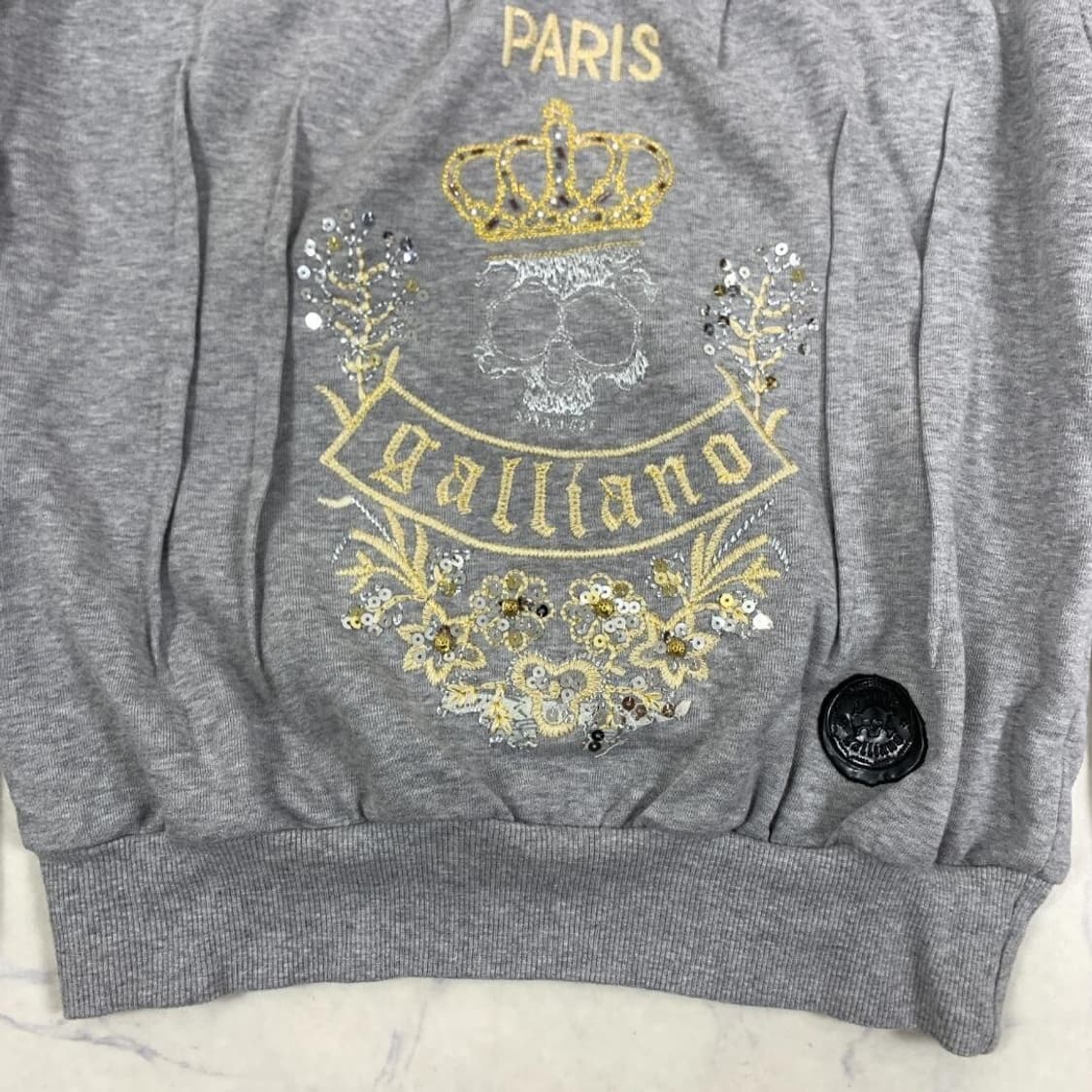 존 갈리아노 엠보 패치 스웻셔츠 상품이미지3