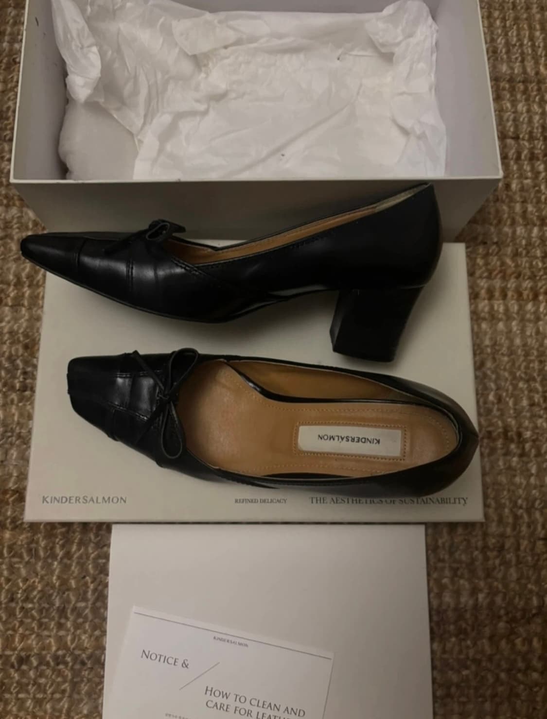 킨더살몬 오브리크 발레리나 여성 구두 힐 235 상품이미지2