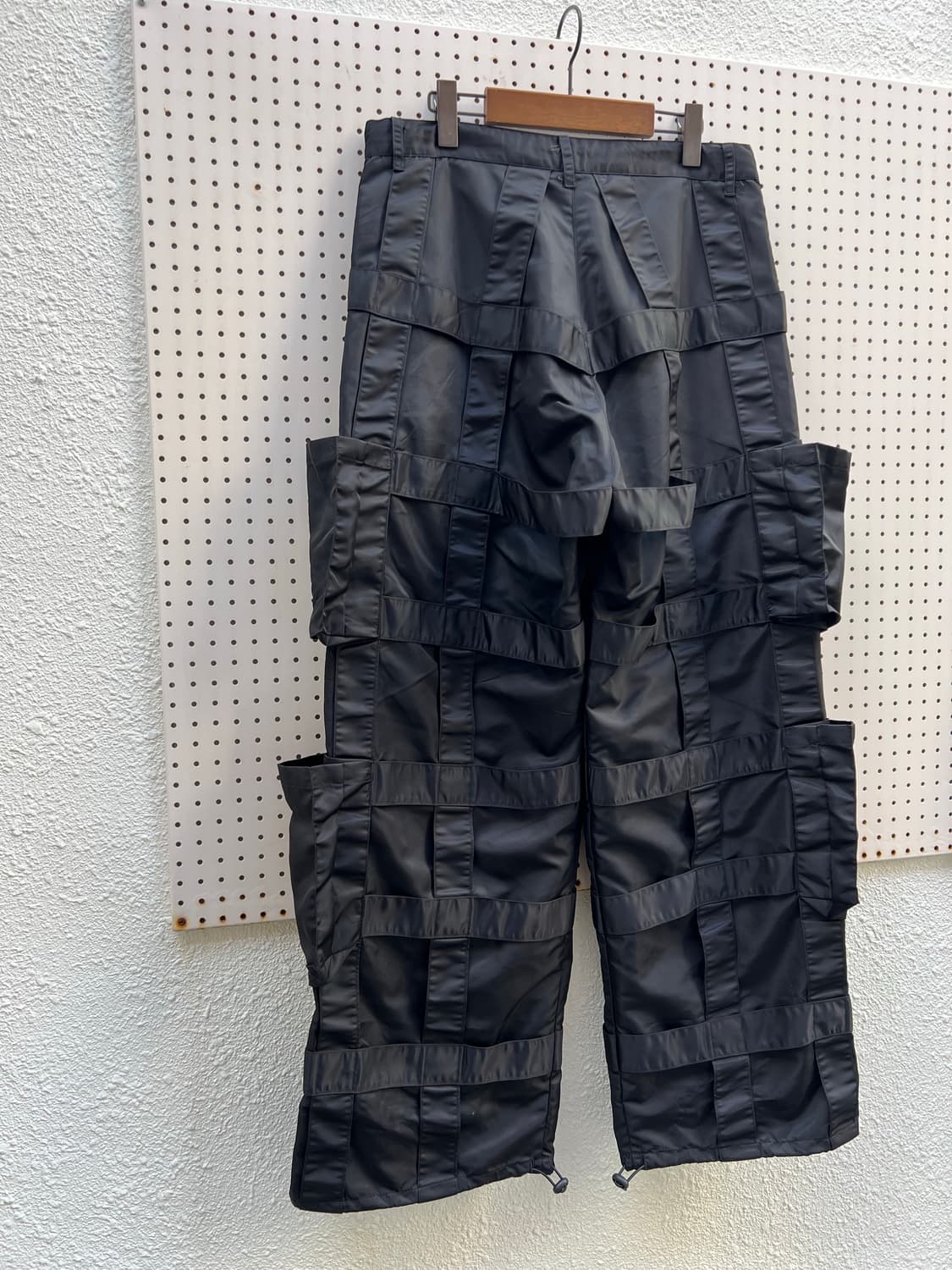 GS UK TECHNO WIDE PANTS 테크노 나일론 와이드 팬츠 상품이미지9