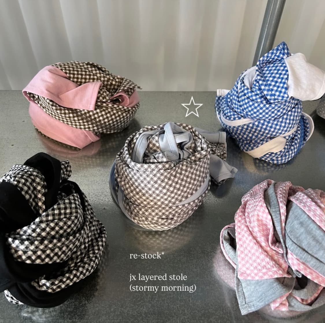 구해요) 지초이 JX LAYERED STOLE 상품이미지2