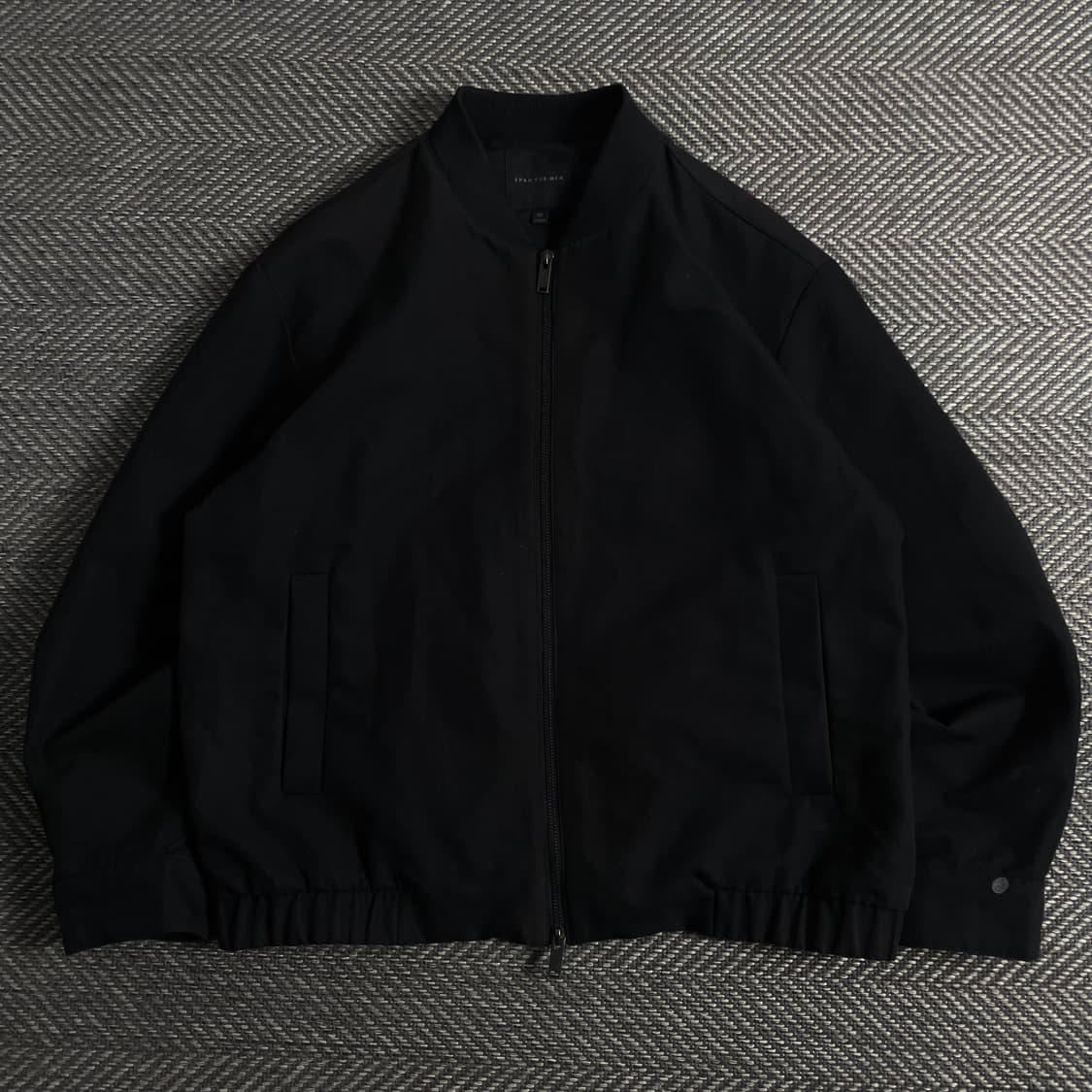 스파오 미니멀 모던 블루종 투웨이 집업 자켓y 3943 상품이미지2