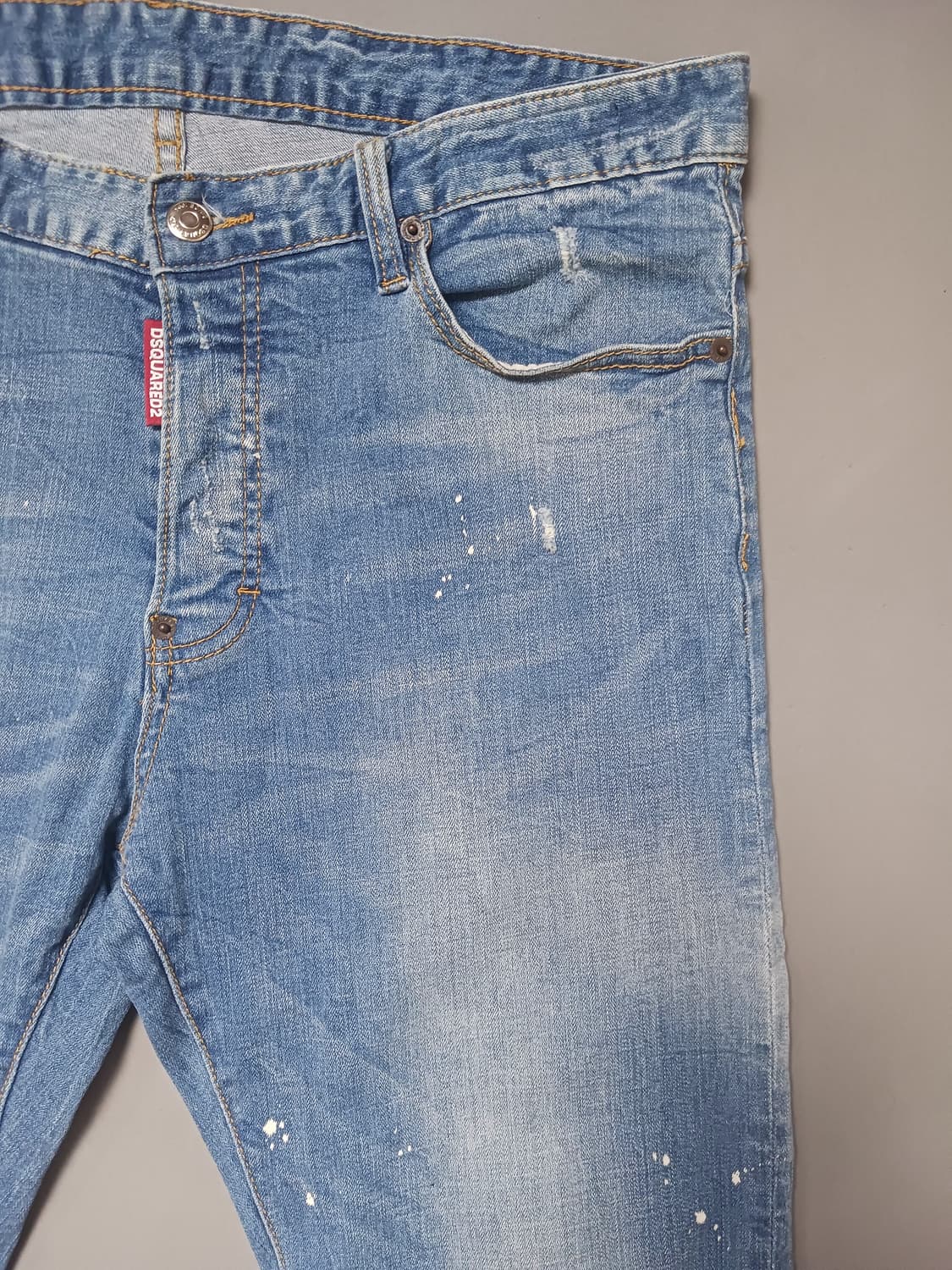 [50] 디스퀘어드2 자수패치 스케이터진 청바지 34 35 상품이미지4