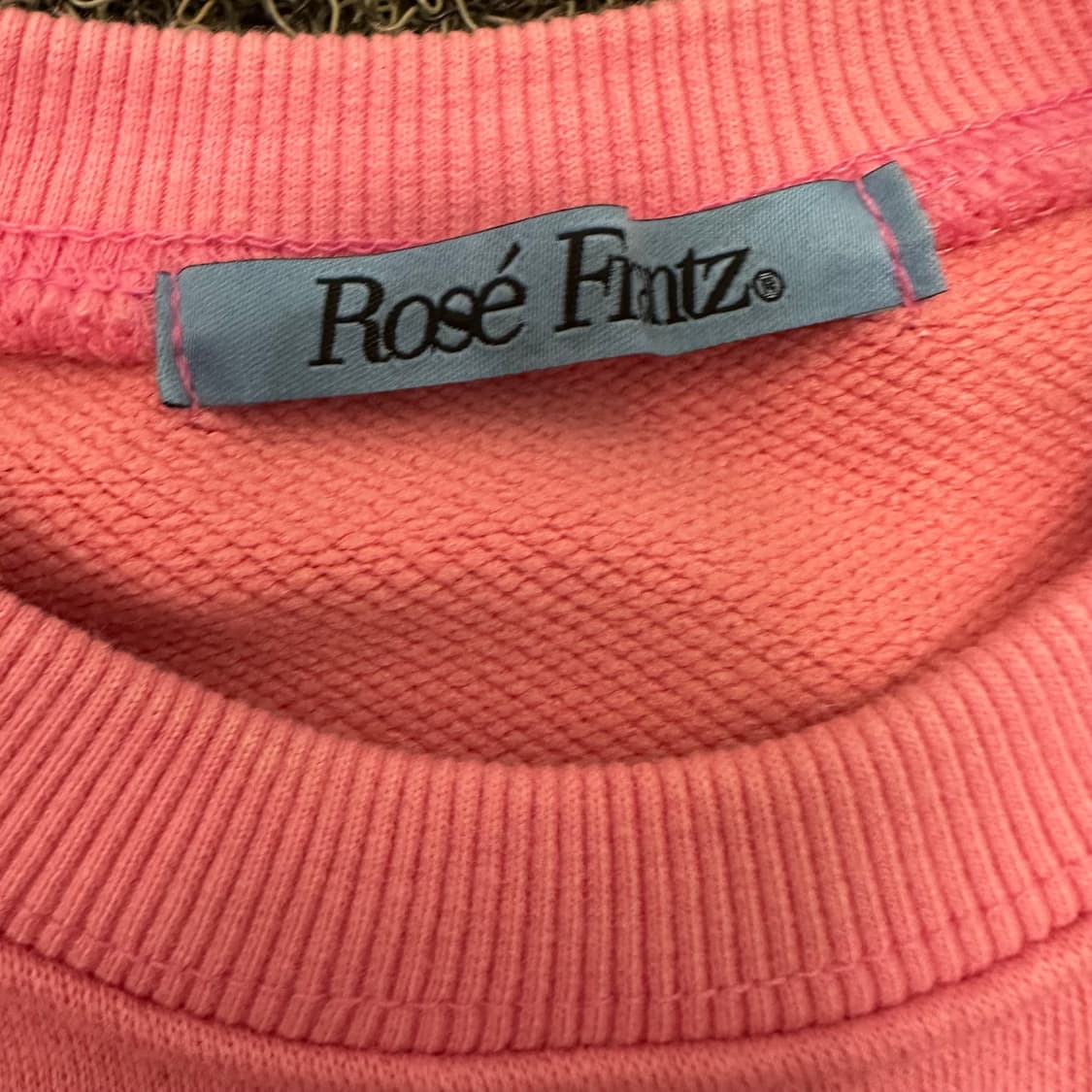 로제프란츠 클래식 플라워 맨투맨 핑크 F 상품이미지4