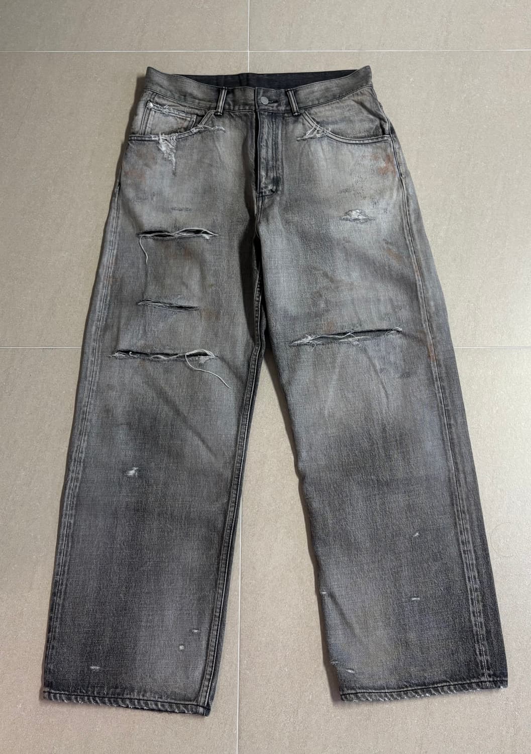 (3) 안셀름 크래쉬 셀비지 데님 상품이미지1