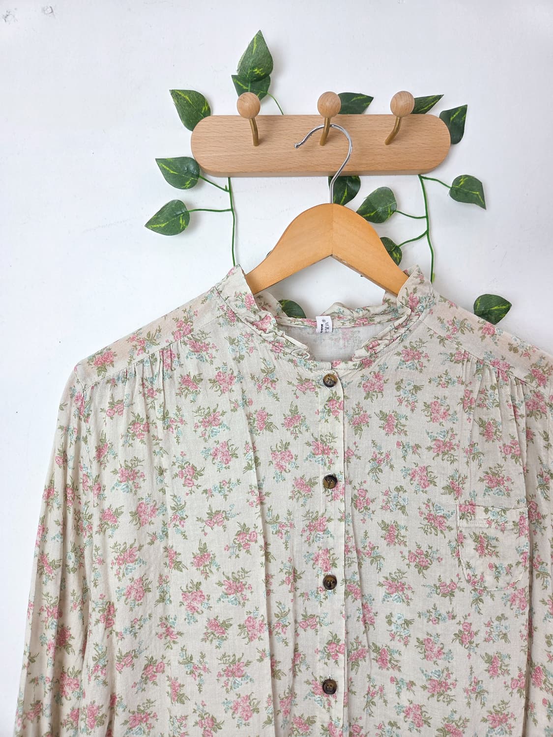 잔꽃 코지 블라우스 상품이미지2