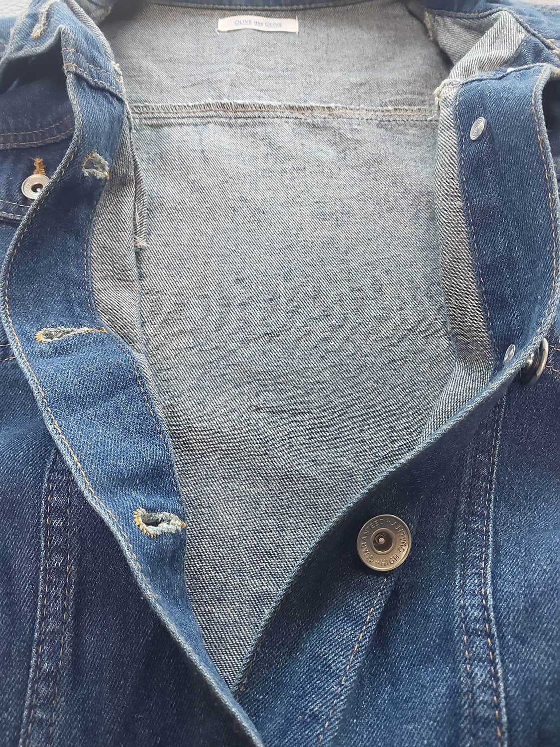 OLIVE DES OLIVE 올리브 데 올리브 데님 자켓 여성용 M사이즈 상품이미지3