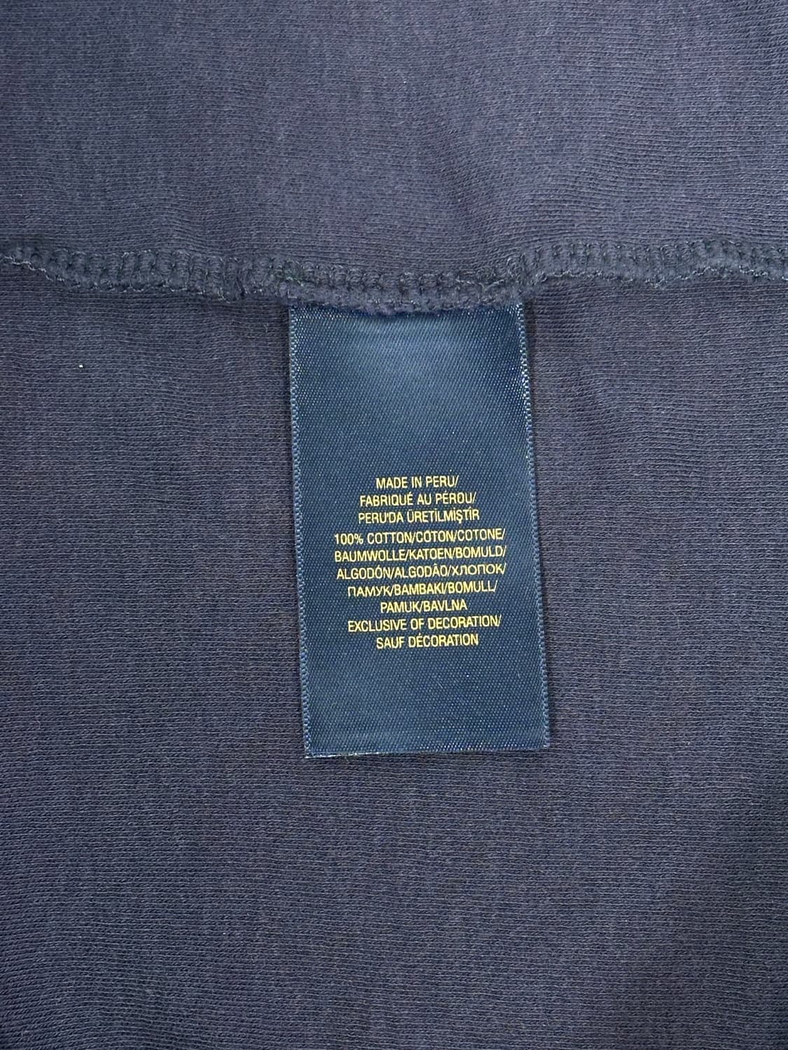 폴로 랄프 로렌 신형 네이비 레드 포니 목폴라 긴팔티 롱슬리브 XL  상품이미지8