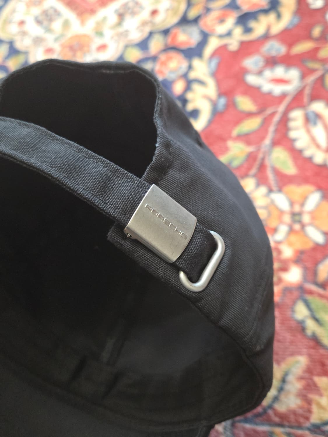 포르쉐 디자인 오리지널 크레스트 볼캡 블랙 상품이미지7