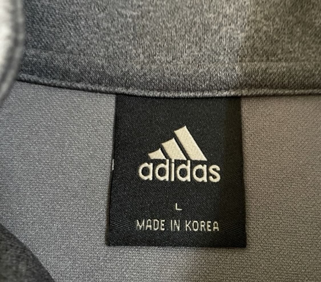 아디다스 그레이 블랙 트랙탑 져지집업 100/L 상품이미지4