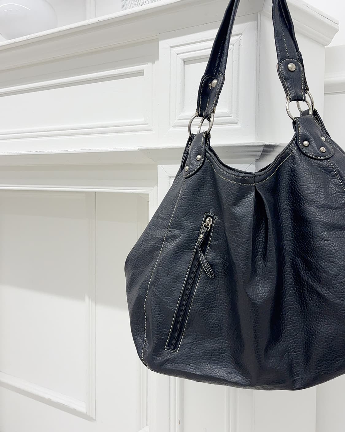 FREUDE 시티 레쟈 빅 숄더백 상품이미지2