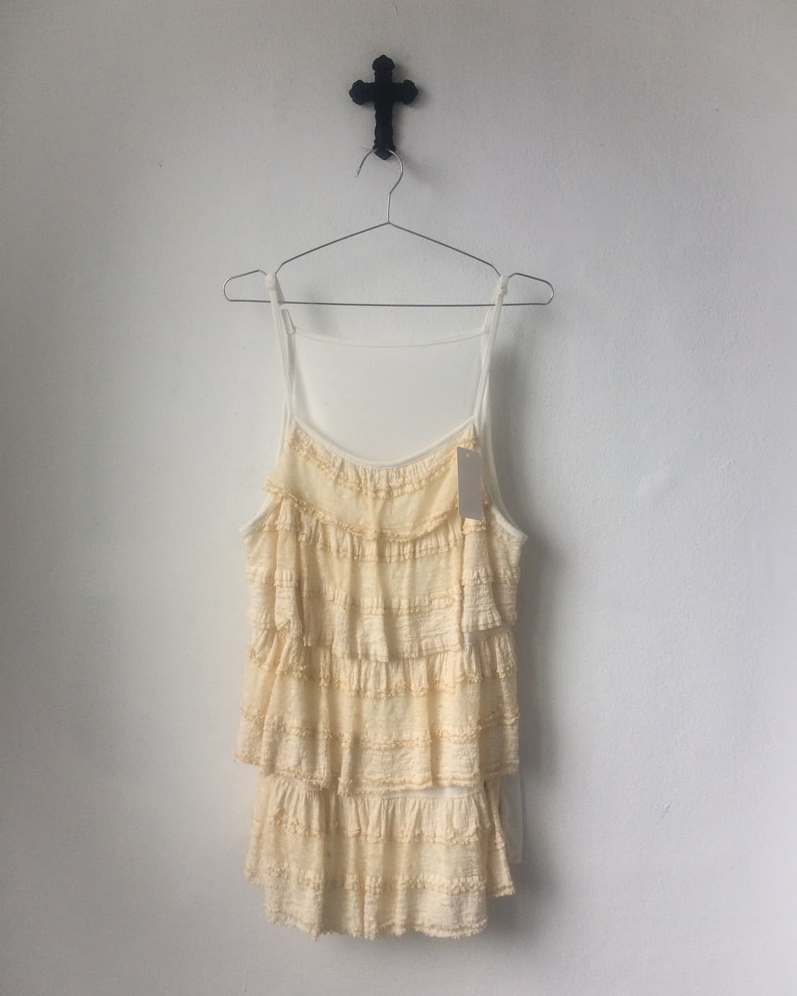 Lace layered sleeveless onepiece 상품이미지2