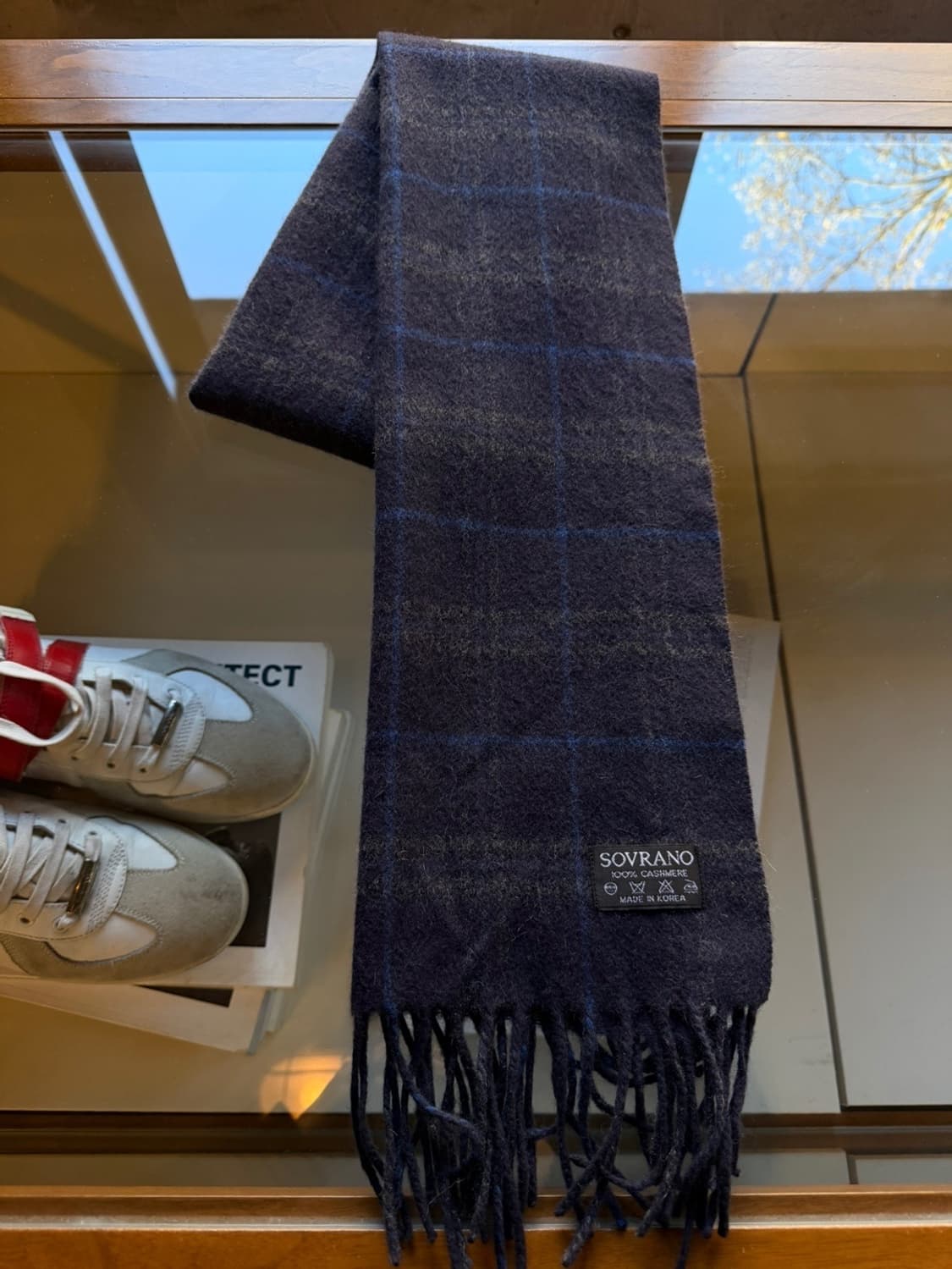 SOVRANO 캐시미어 머플러 상품이미지7