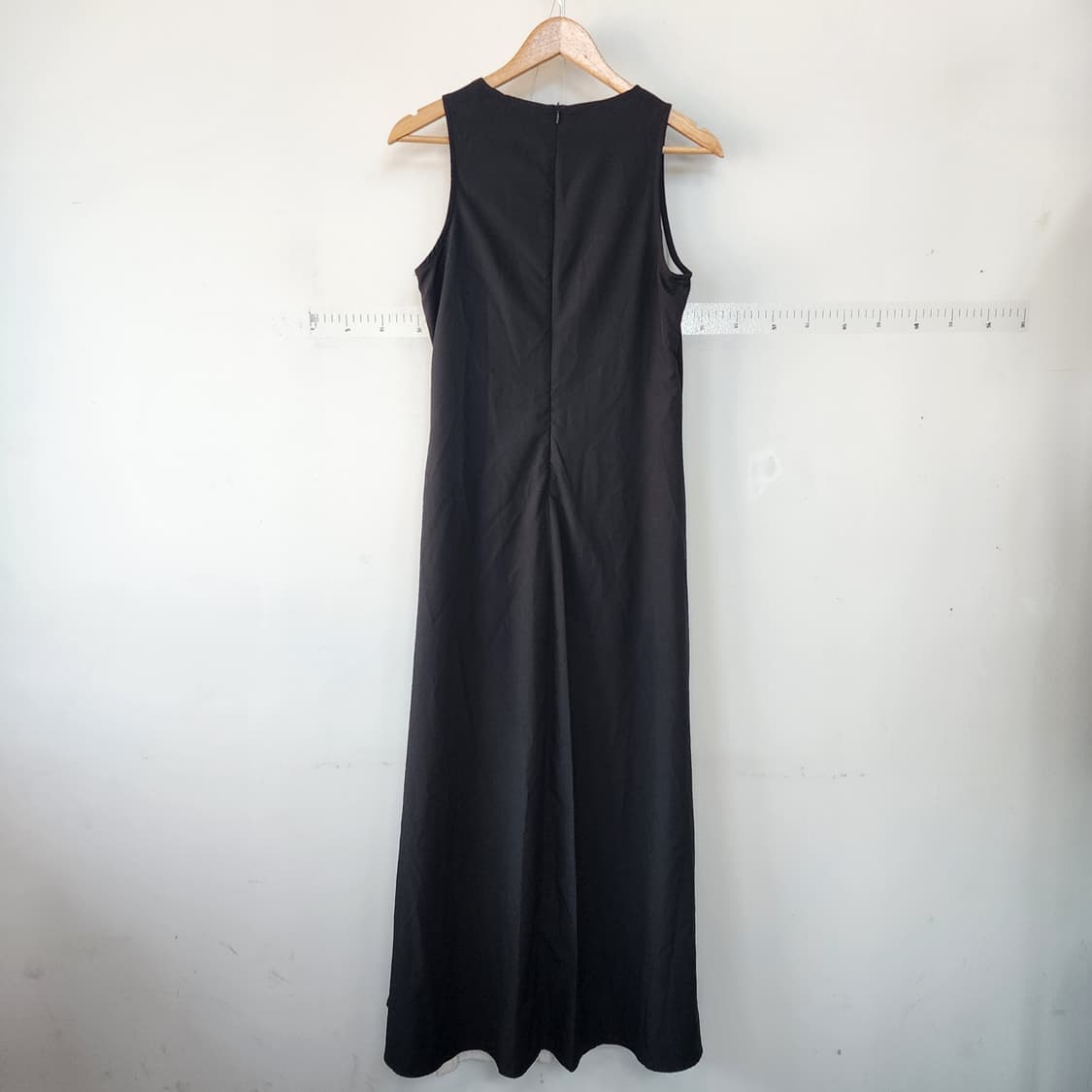 명품 블랙 롱 원피스겸 점프슈트 상품이미지4