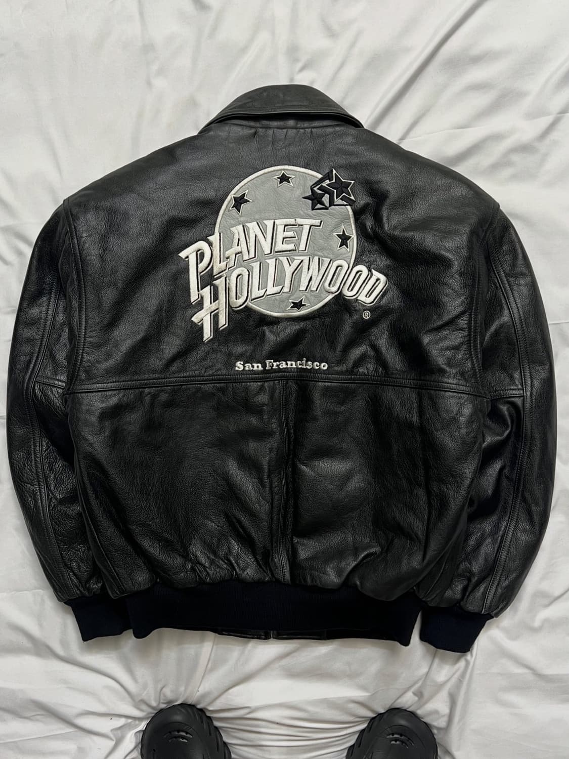 플래닛할리우드 블루종 가죽자켓 상품이미지1