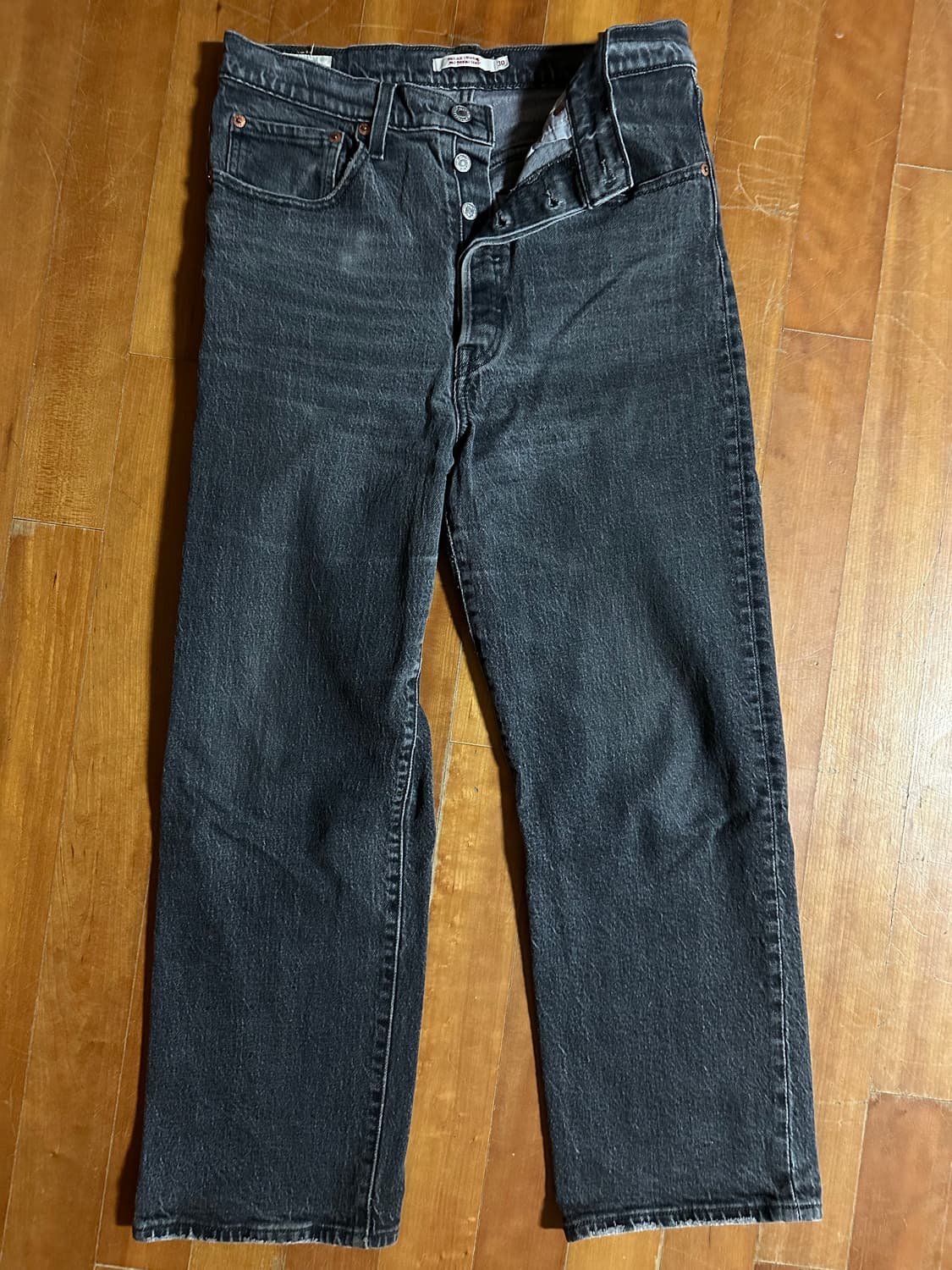 리바이스 빅E 스트레이트 흑청데님 30 상품이미지1