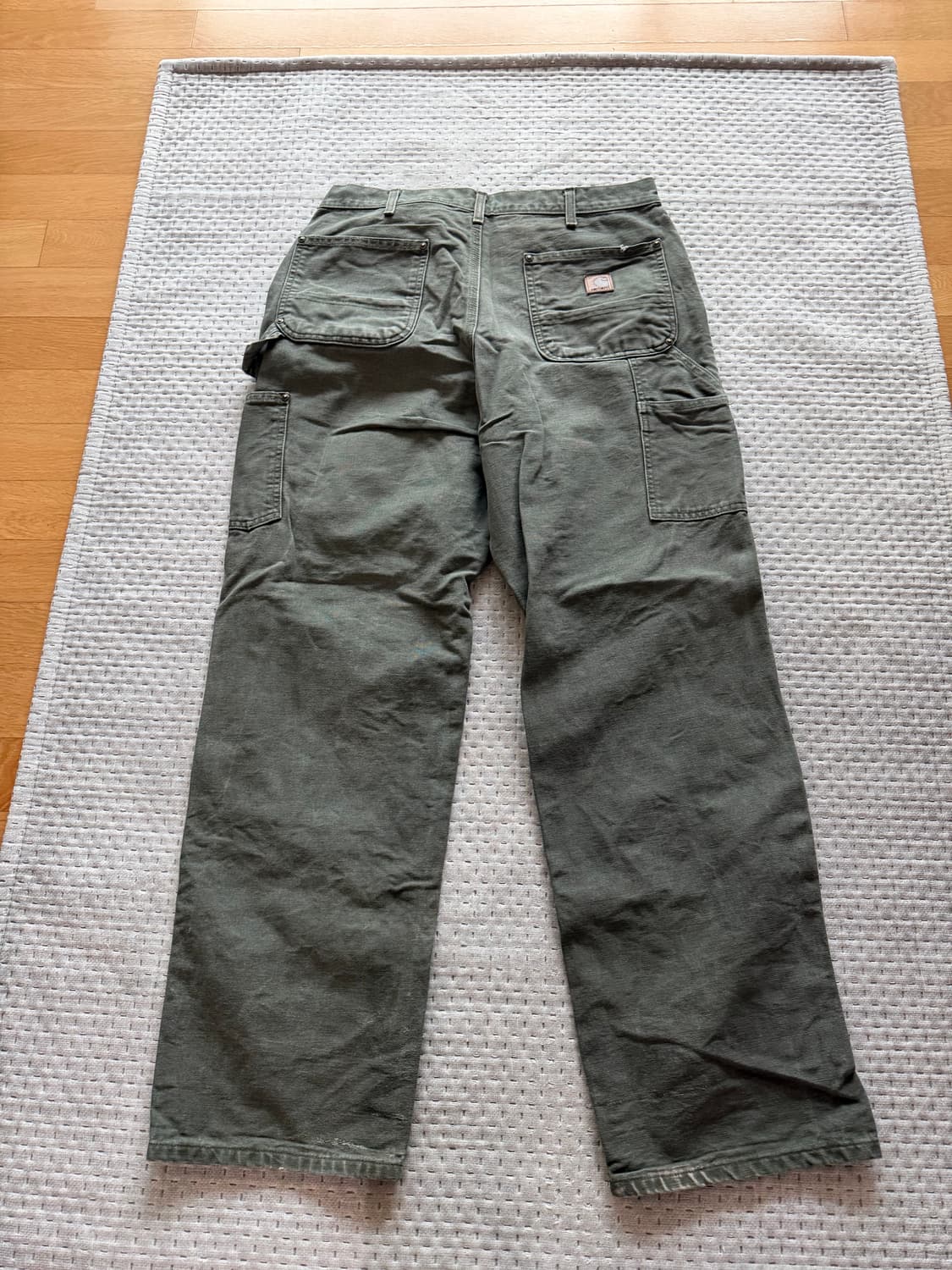 [34] 칼하트 더블니 워크팬츠 b136 모스 상품이미지3