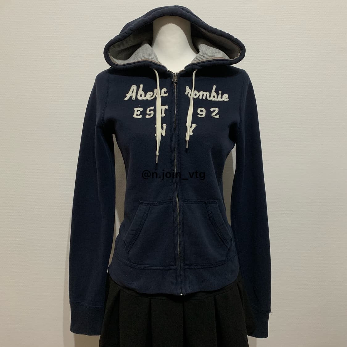 아베크롬비 네이비 후드집업 상품이미지1