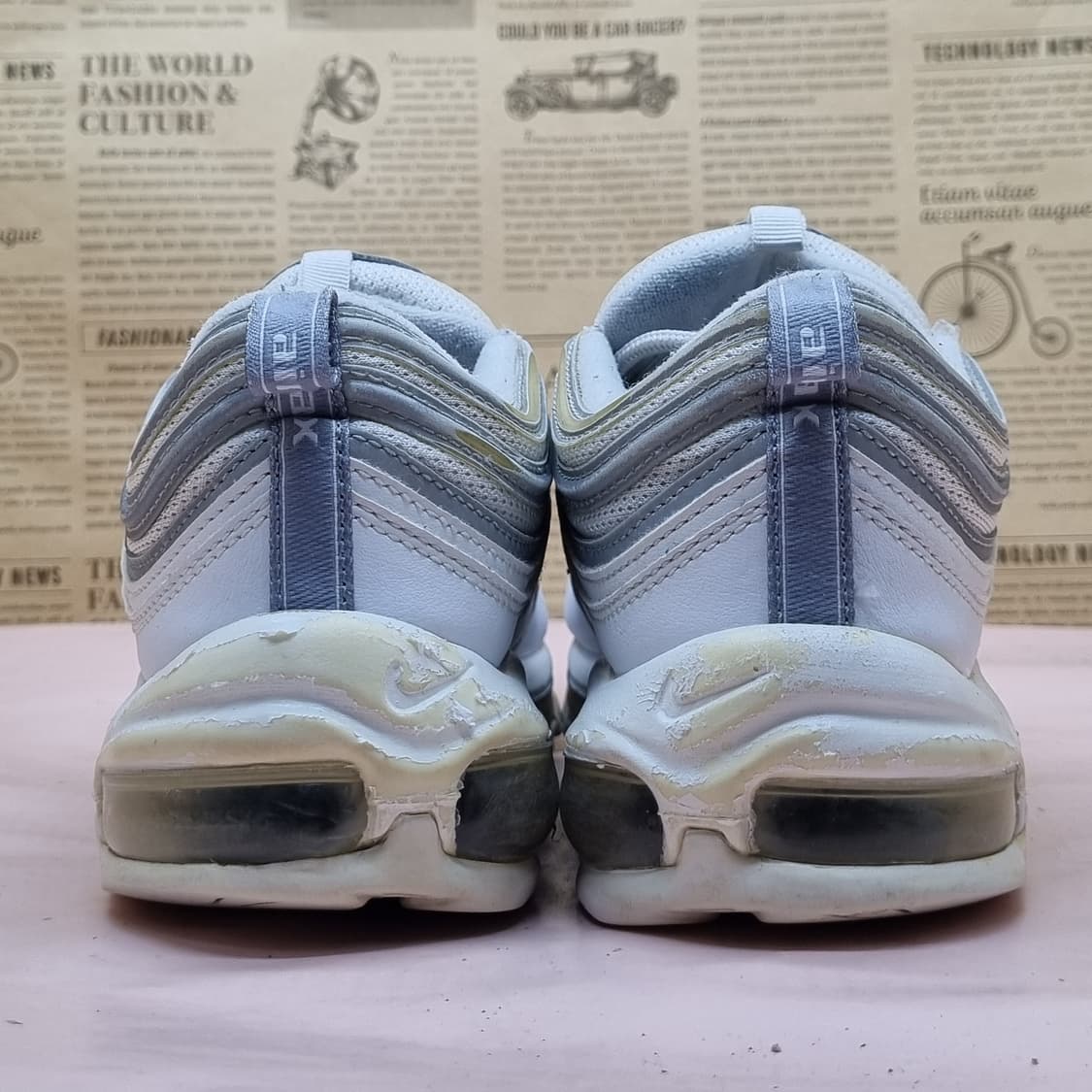 나이키 에어맥스 97 화이트 실버 남성운동화260 상품이미지4