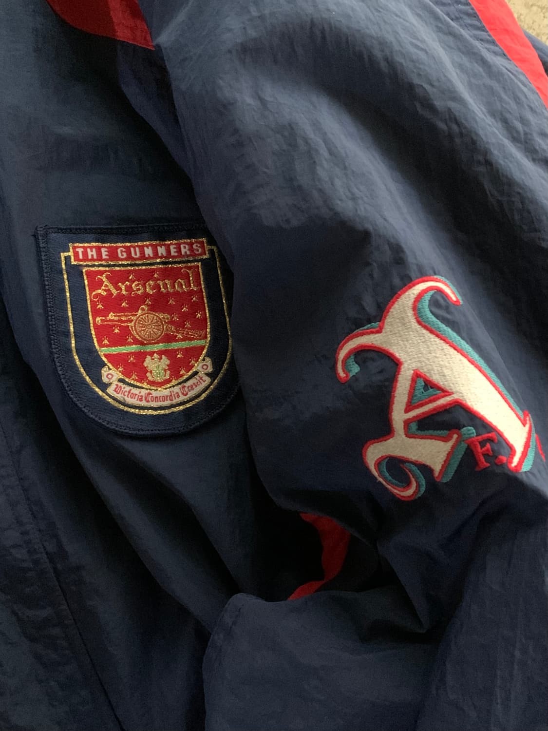 1996/97 나이키 아스날 벤치파카 상품이미지10