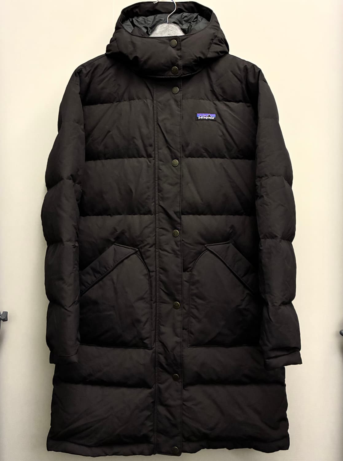 (M/97)파타고니아 우먼즈 다운리프트 파카 롱패딩 블랙 상품이미지1