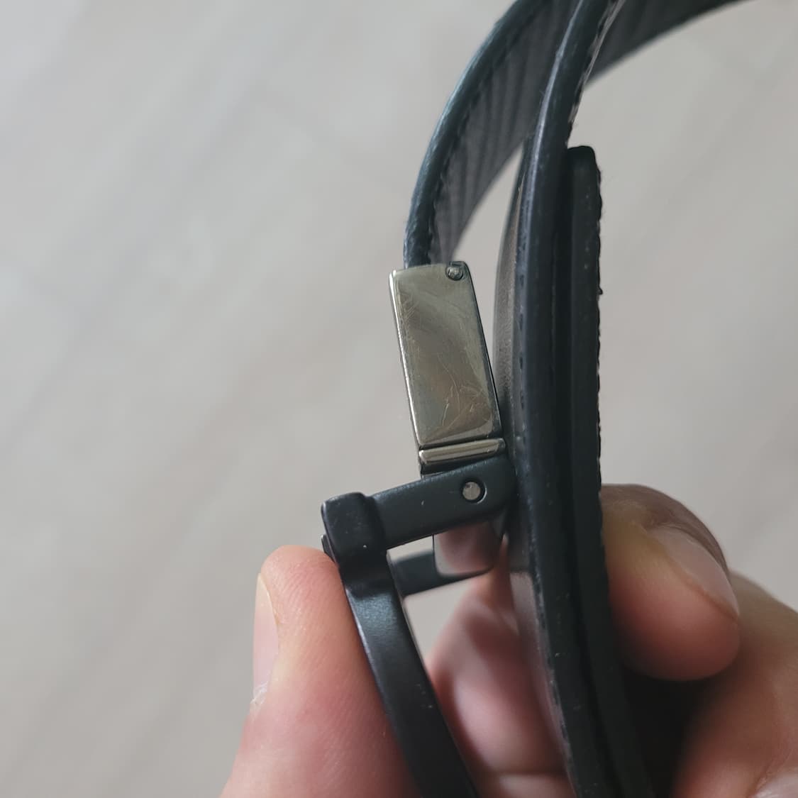 페라가모 간치니 남성 벨트 블랙 색상 상품이미지7