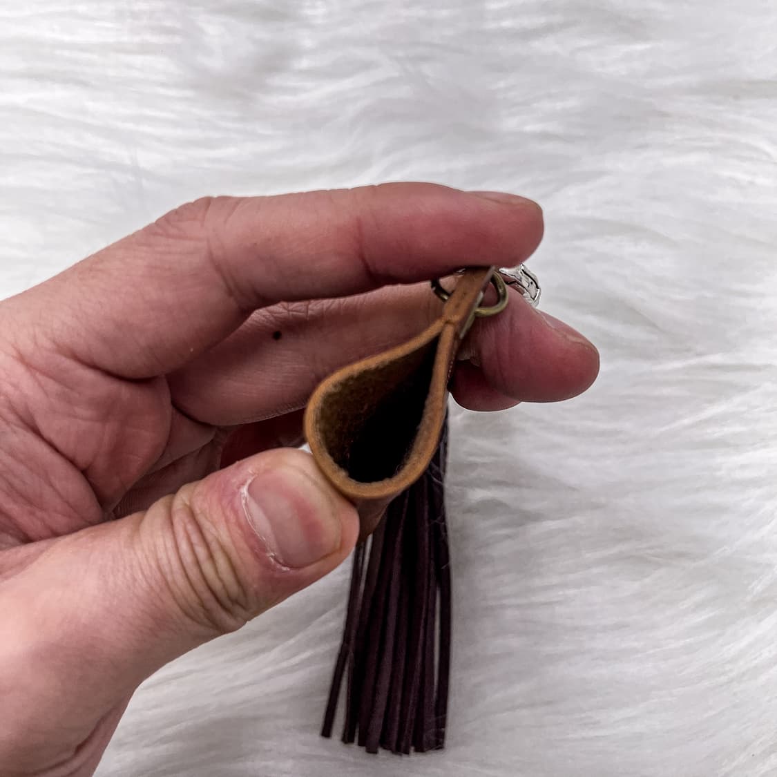 Vintage Lighter Case Keyring(브라운) 상품이미지4