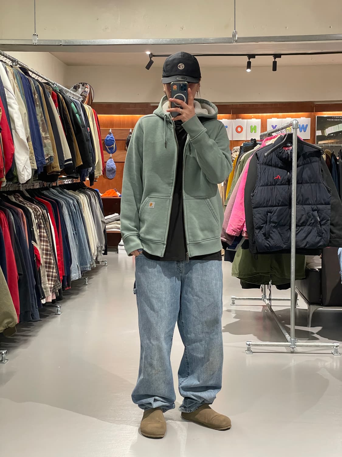 칼하트 쉐르파 후드 집업   상품이미지2