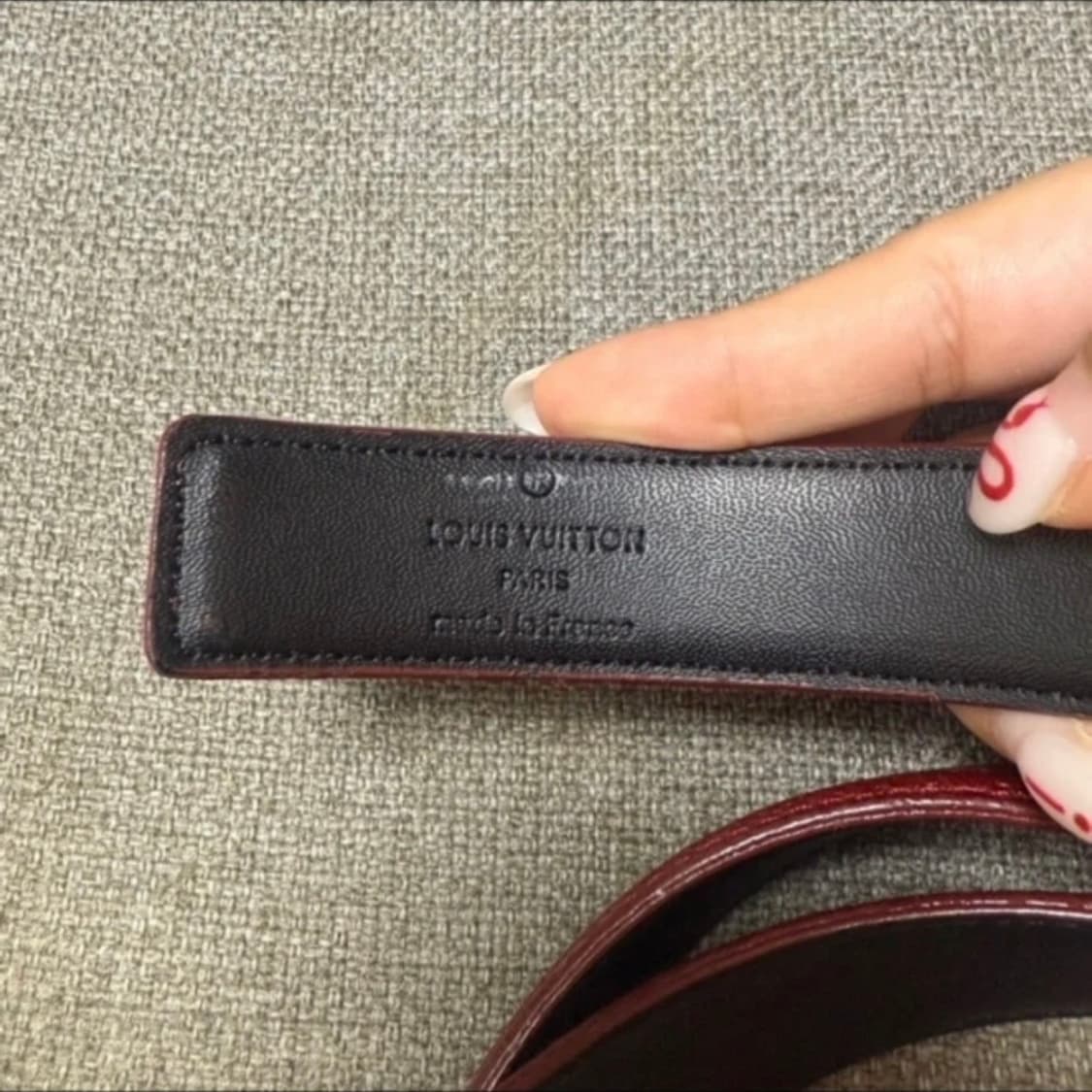 루이비통 레드 벨트 상품이미지5