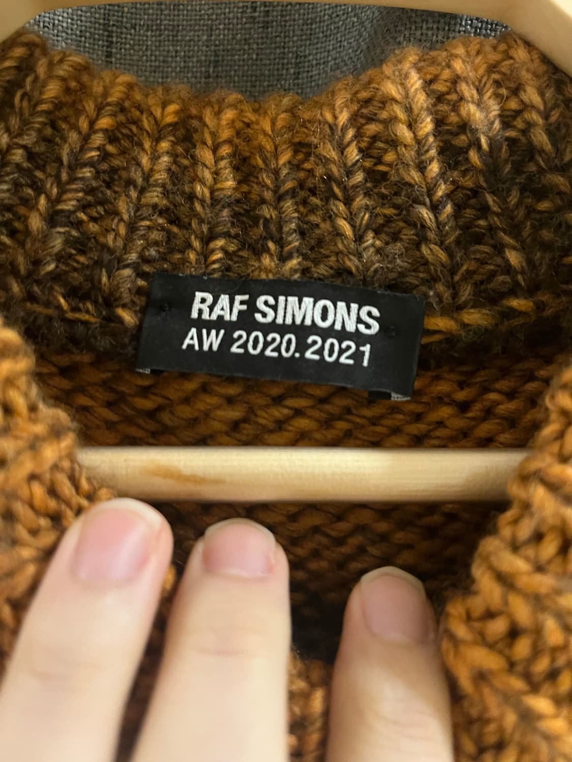 RAF SIMMONS 20AW 스트라입드 스웨터 상품이미지3