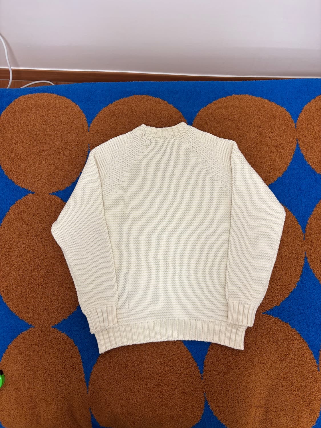 (새상품/택⭕️) TENC 화이트 크림 아이보리 니트 From Italy 상품이미지5