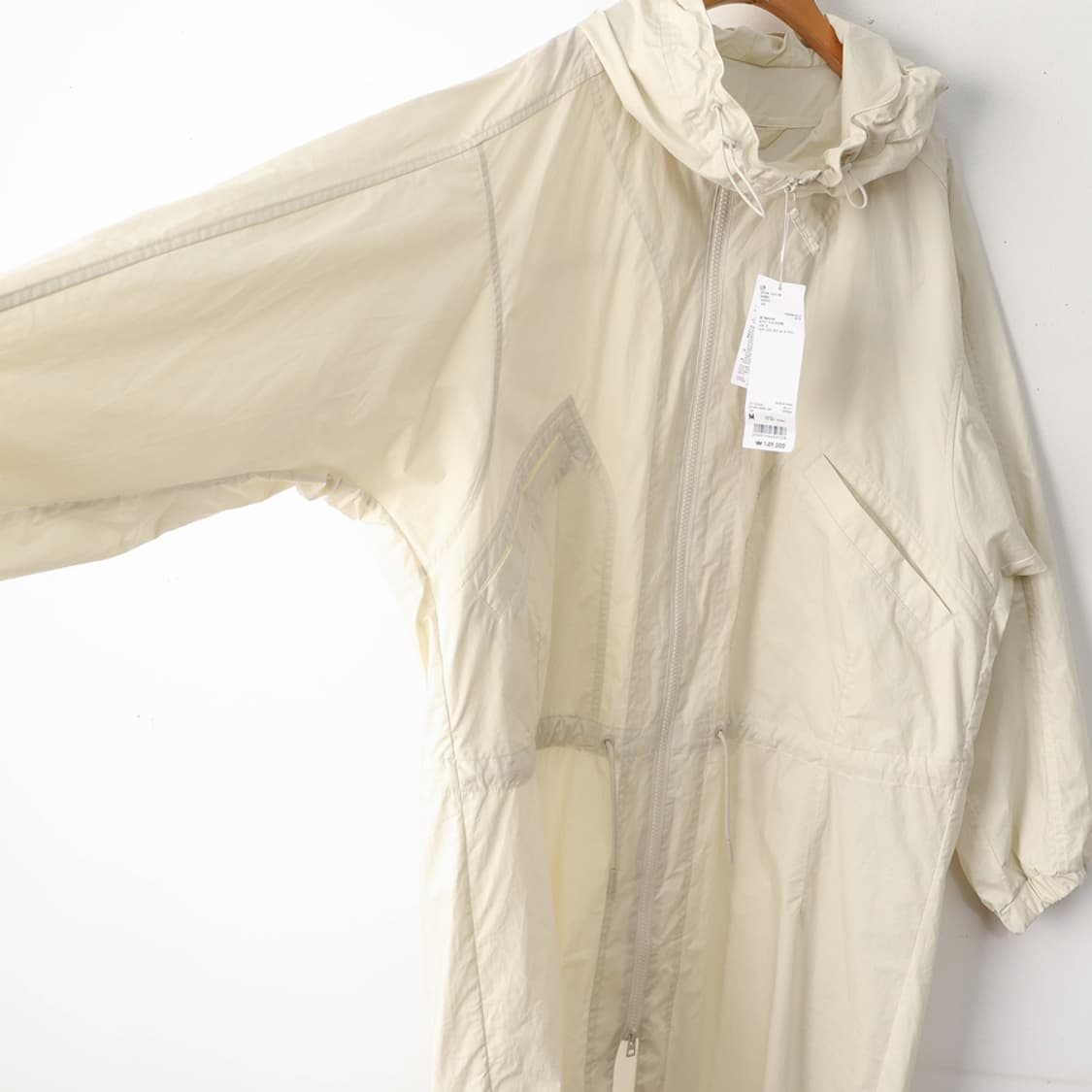 66/새상품 유니클로U 코튼 후드 코트 상품이미지4