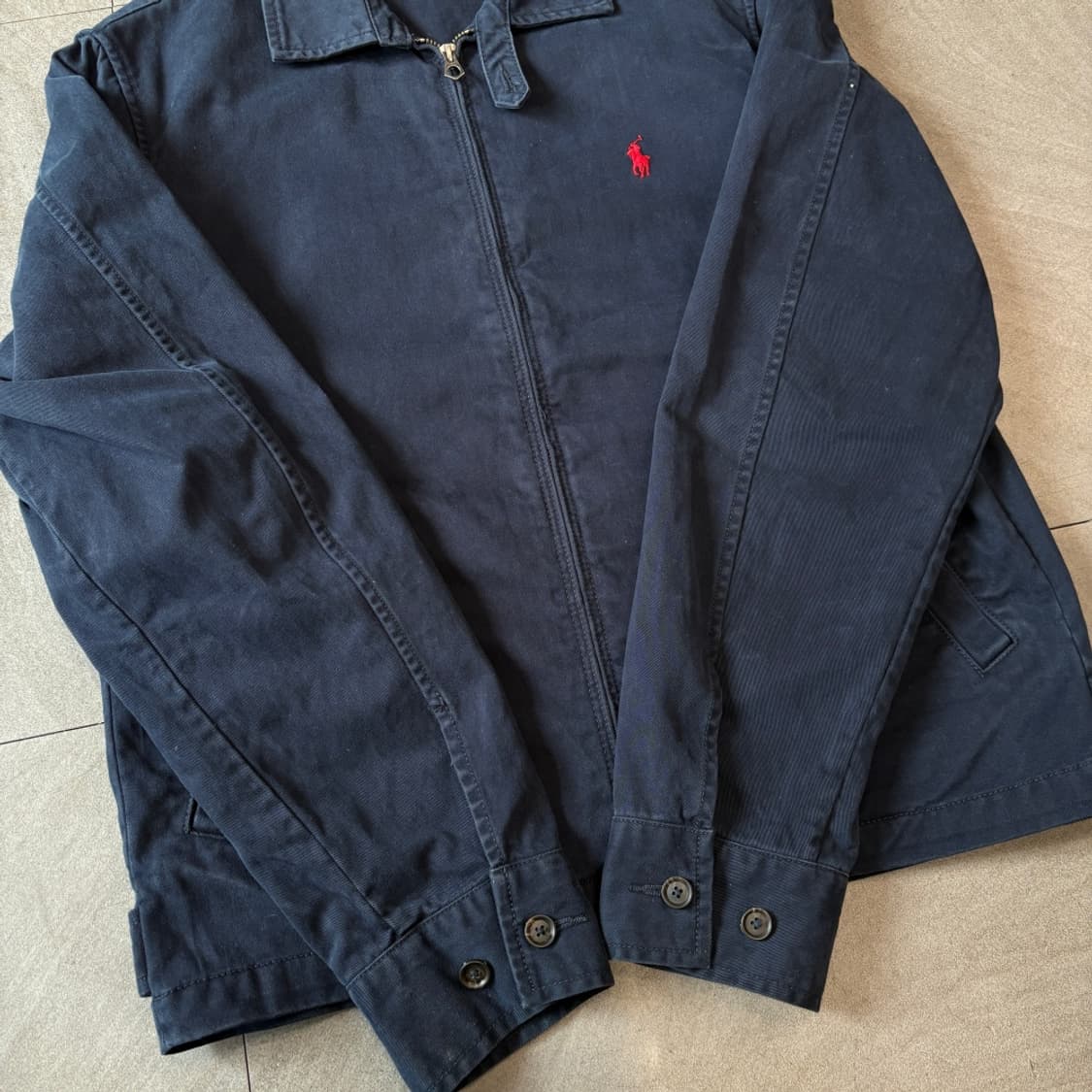 폴로 최신 라벨 네이비 스윙톱 자켓 상품이미지7