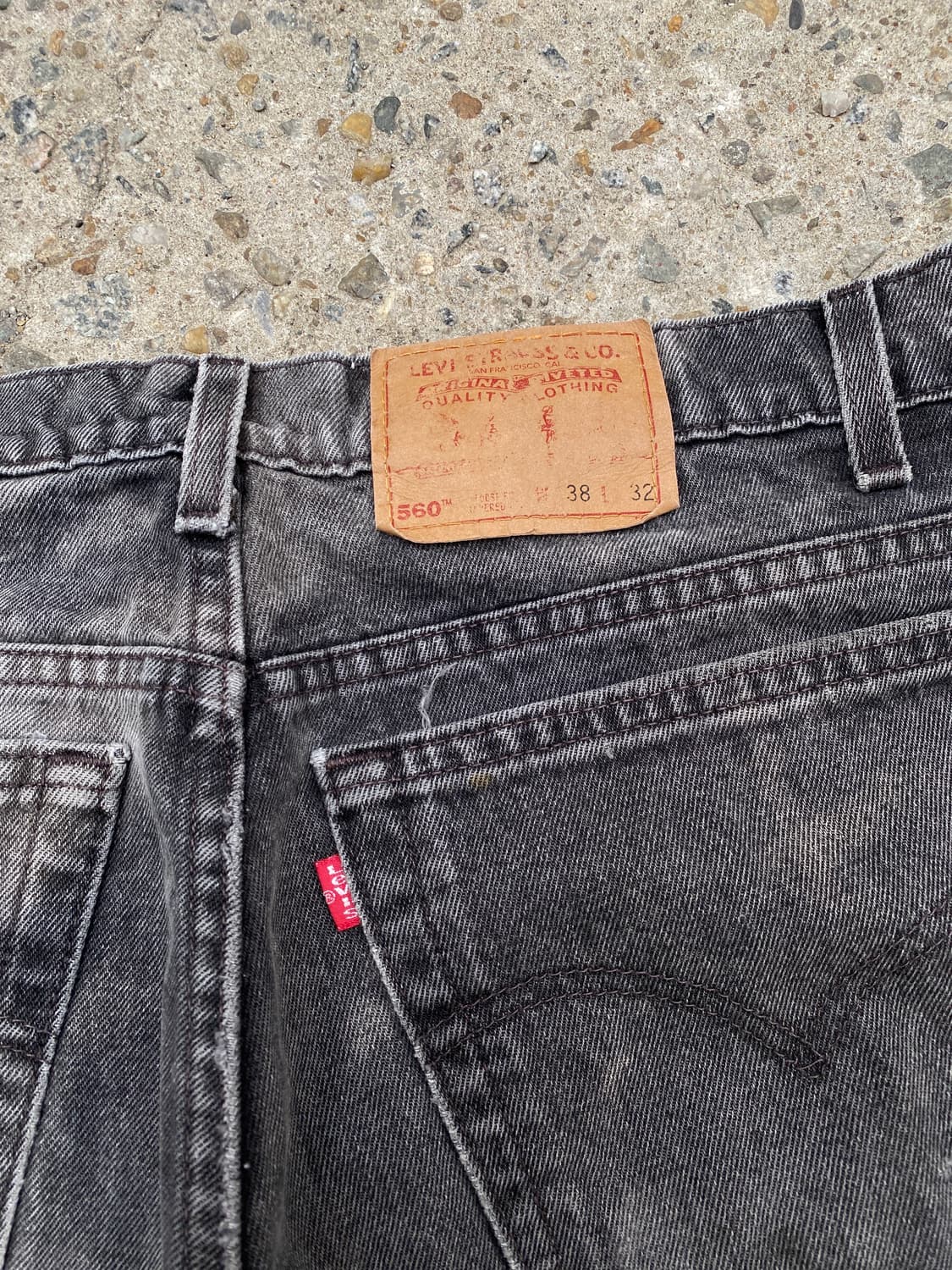 (35.5-36.5)90s리바이스 560 컷오프 쇼츠 상품이미지4