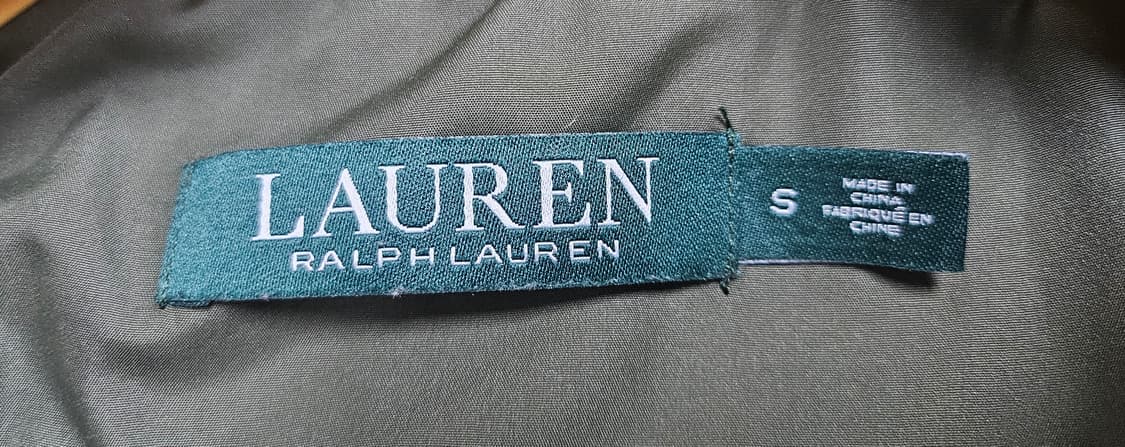 로렌랄프로렌 여성 누빔자켓 S 카키 퀼팅자켓 WL84 상품이미지3