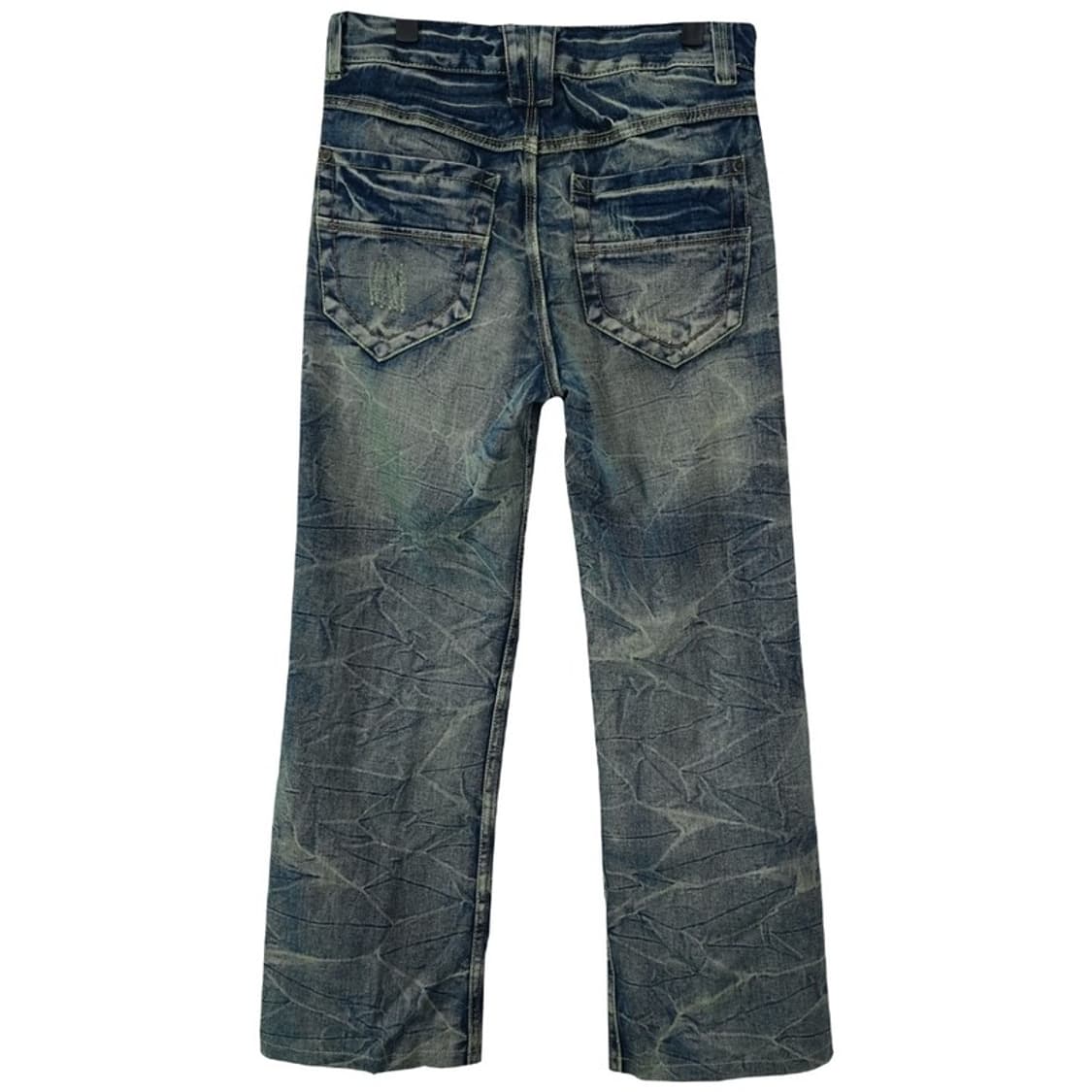 [빈티지] 워시드 와이드 데님 팬츠 청바지 M19220 상품이미지3