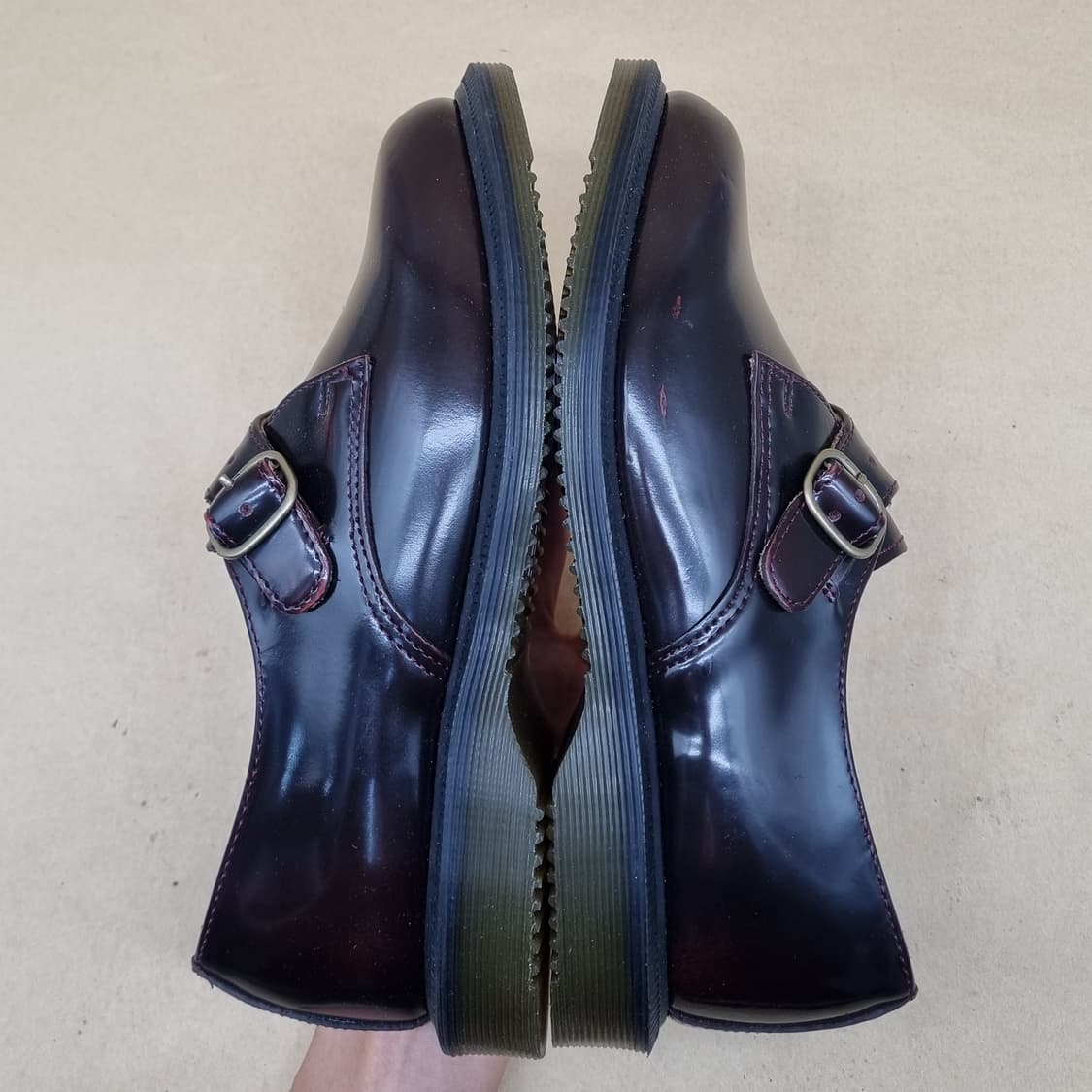 새상품급 닥터마틴 론버건디 여성230 상품이미지4