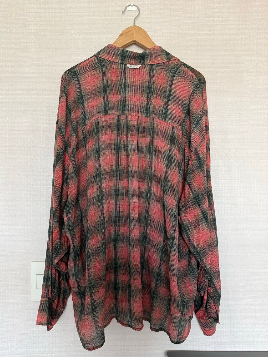 아워레가시 보로우드 빅럼버체크셔츠 46사이즈 상품이미지6