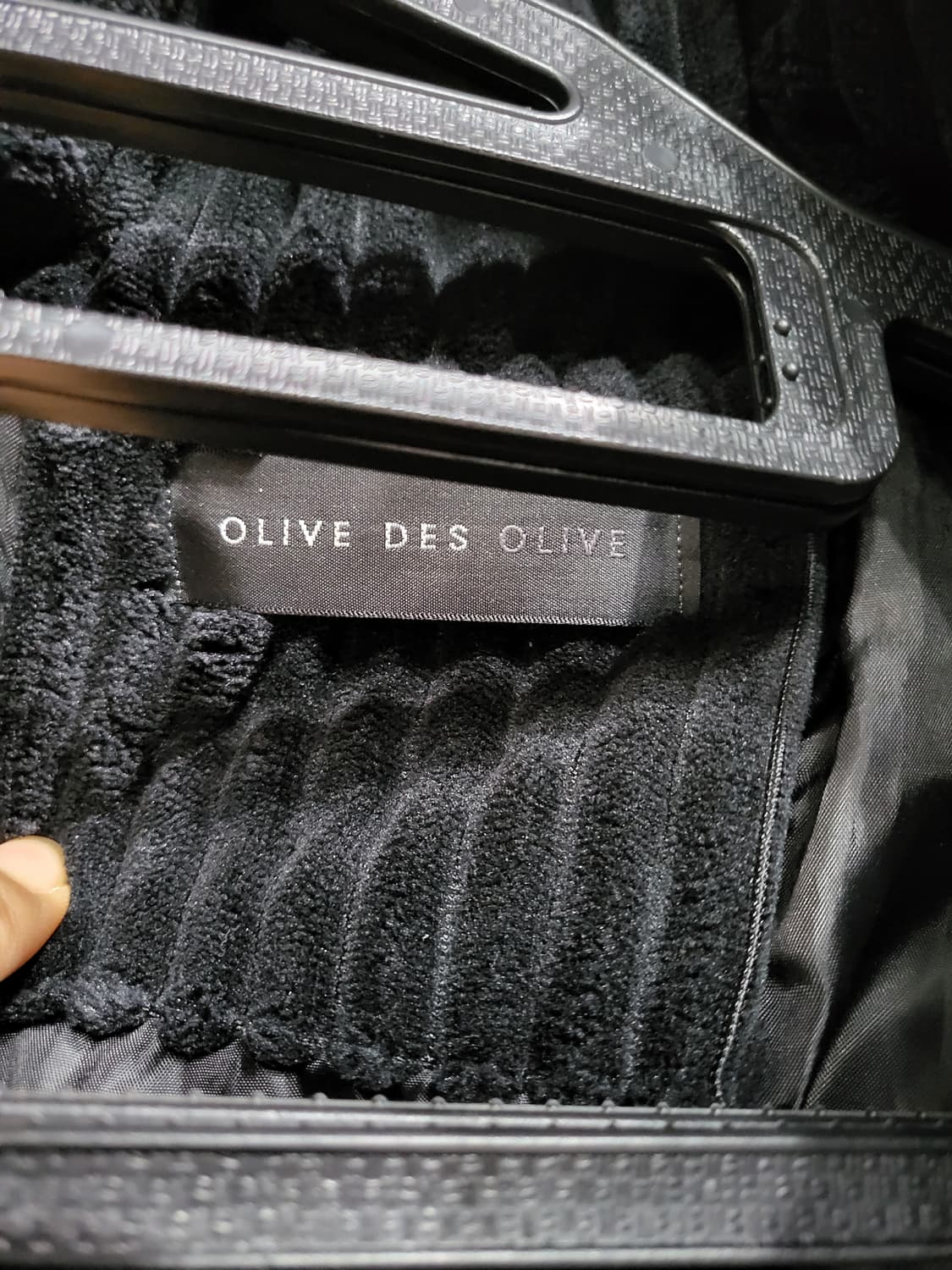 올리브데올리브 코듀로이 세미오버핏 패딩 상품이미지6