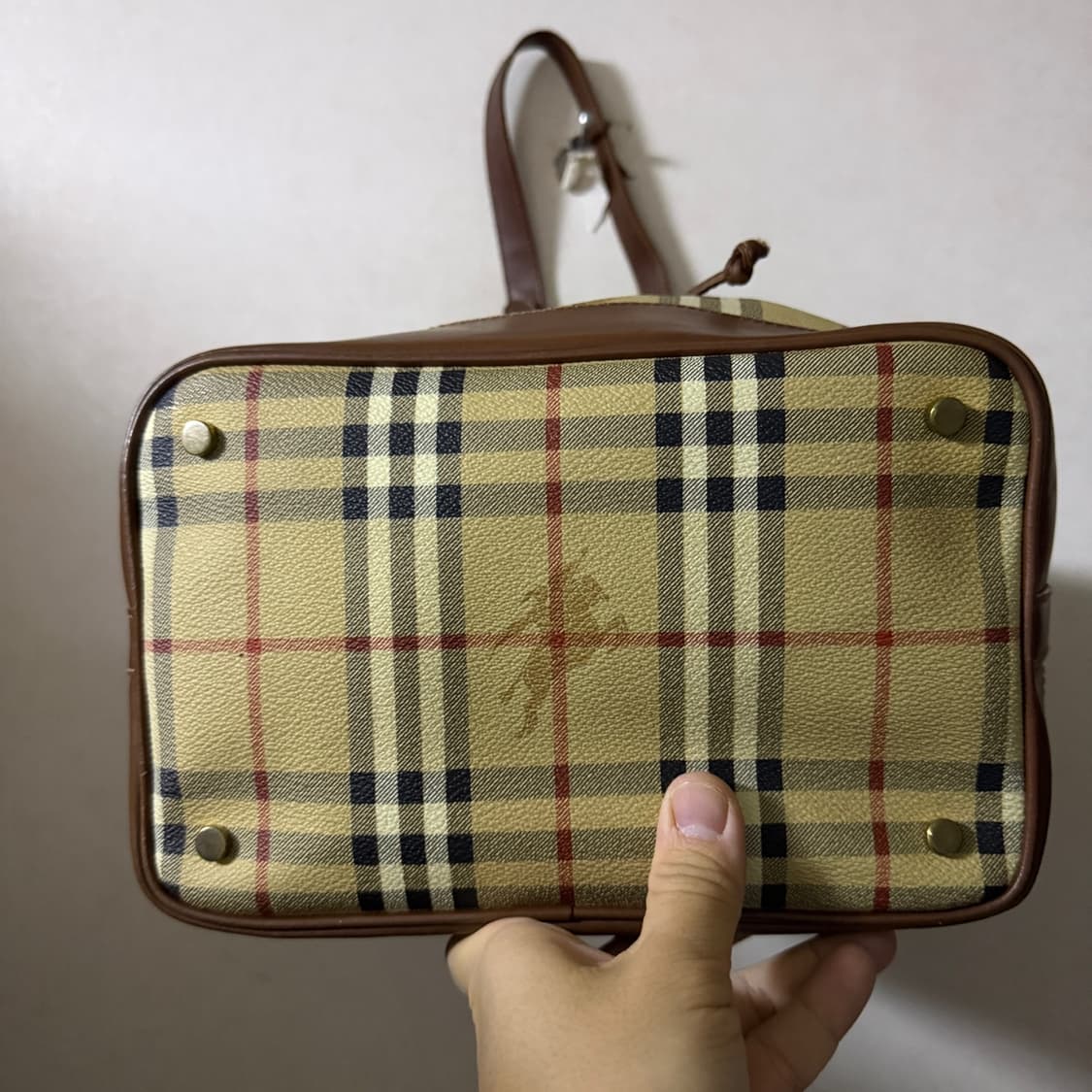 빈티지 버버리 노바체크 복조리 숄더백 상품이미지7