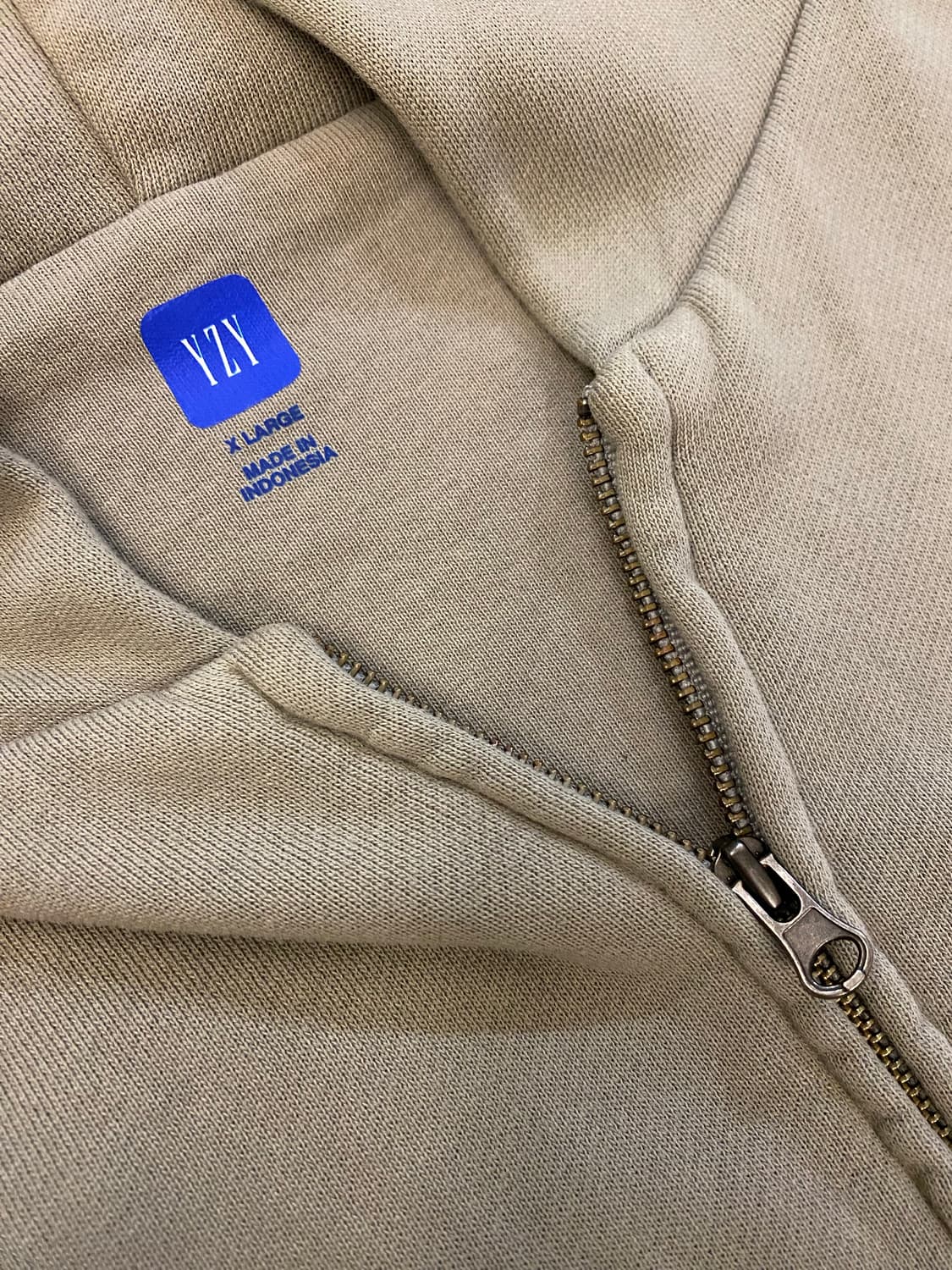 이지갭 후드집업 토프 그레이 xl 이지 yzy 칸예 yeezy gap 상품이미지2