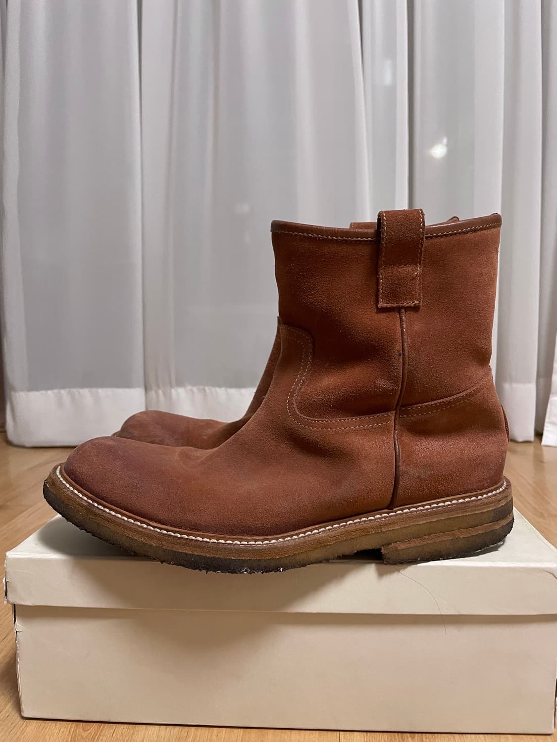 부테로 스웨이드 숏페코스부츠 엔지니어드 레드윙 상품이미지2