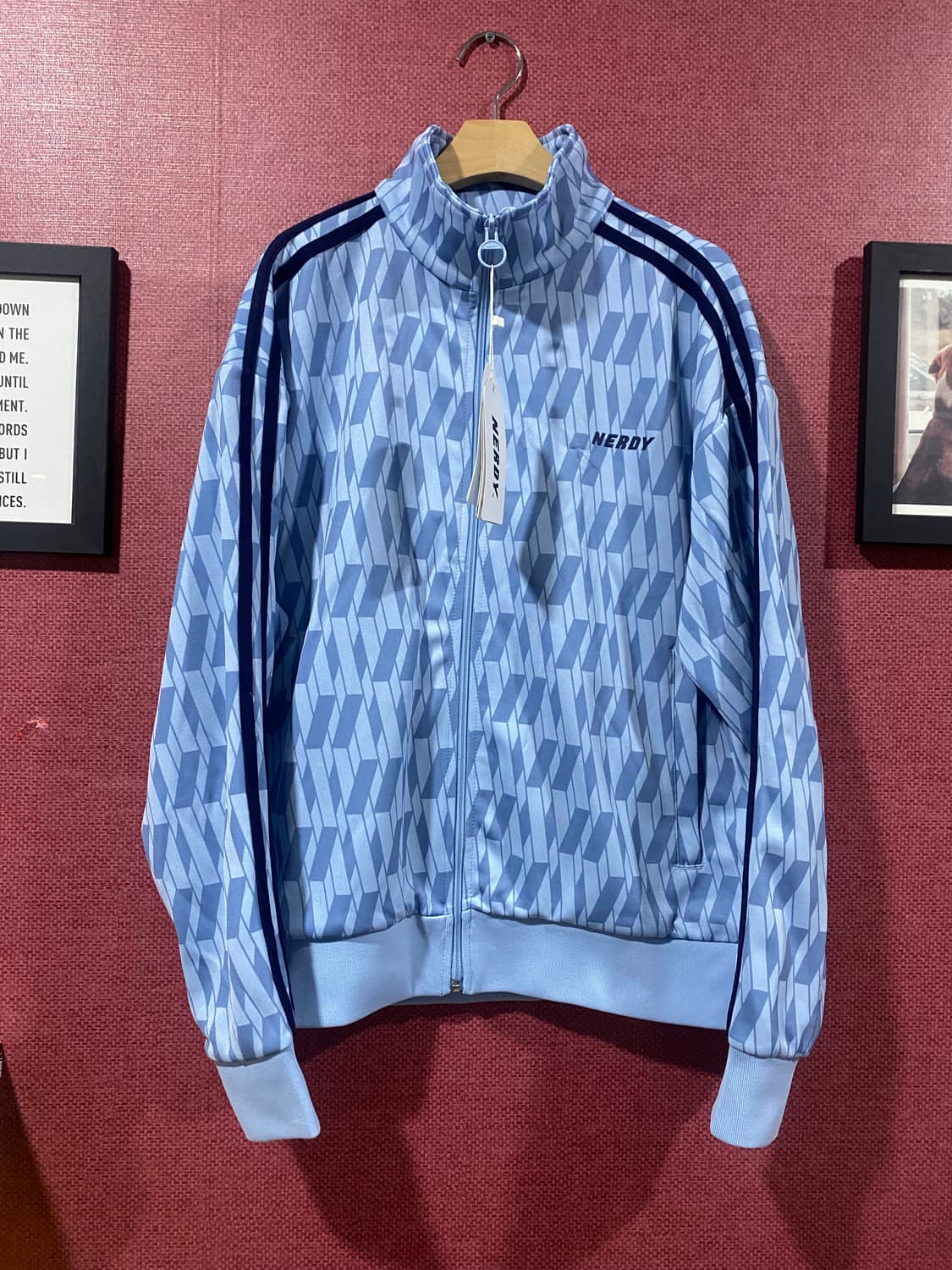 널디 트랙 탑 스카이 블루 S 새상품 상품이미지1