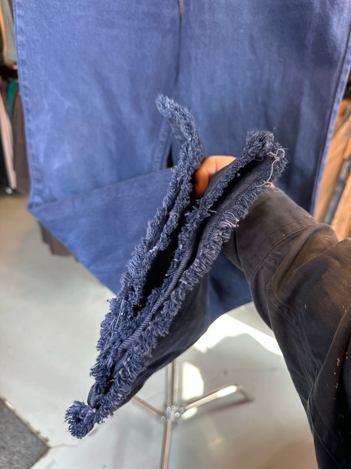 90s 리바이스517 부츠컷 데님 팬츠 36x32 made in usa 상품이미지5