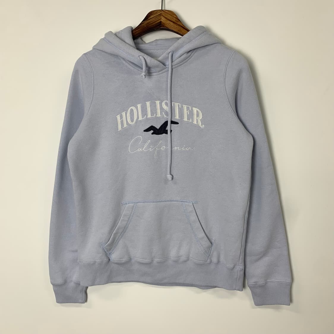 홀리스터 빅로고 스카이블루 후드티 상품이미지2
