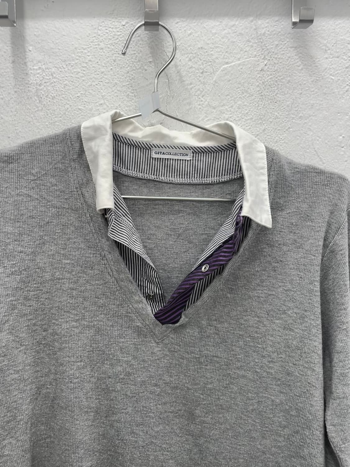 셔츠 레이어드 롱슬리브 상품이미지2