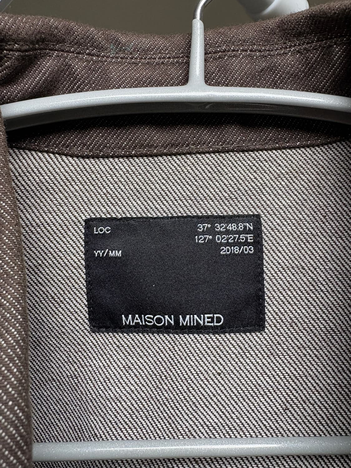 메종미네드 데님 트러커 (브라운) 상품이미지5