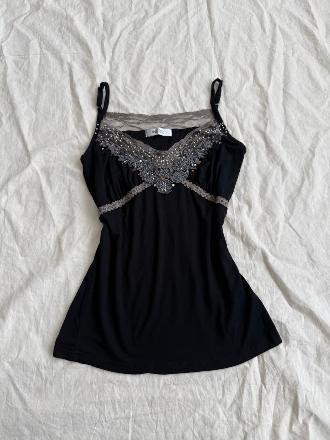 오리엔탈 y2k 고딕 공겜여주 슬리브리스 상품이미지1