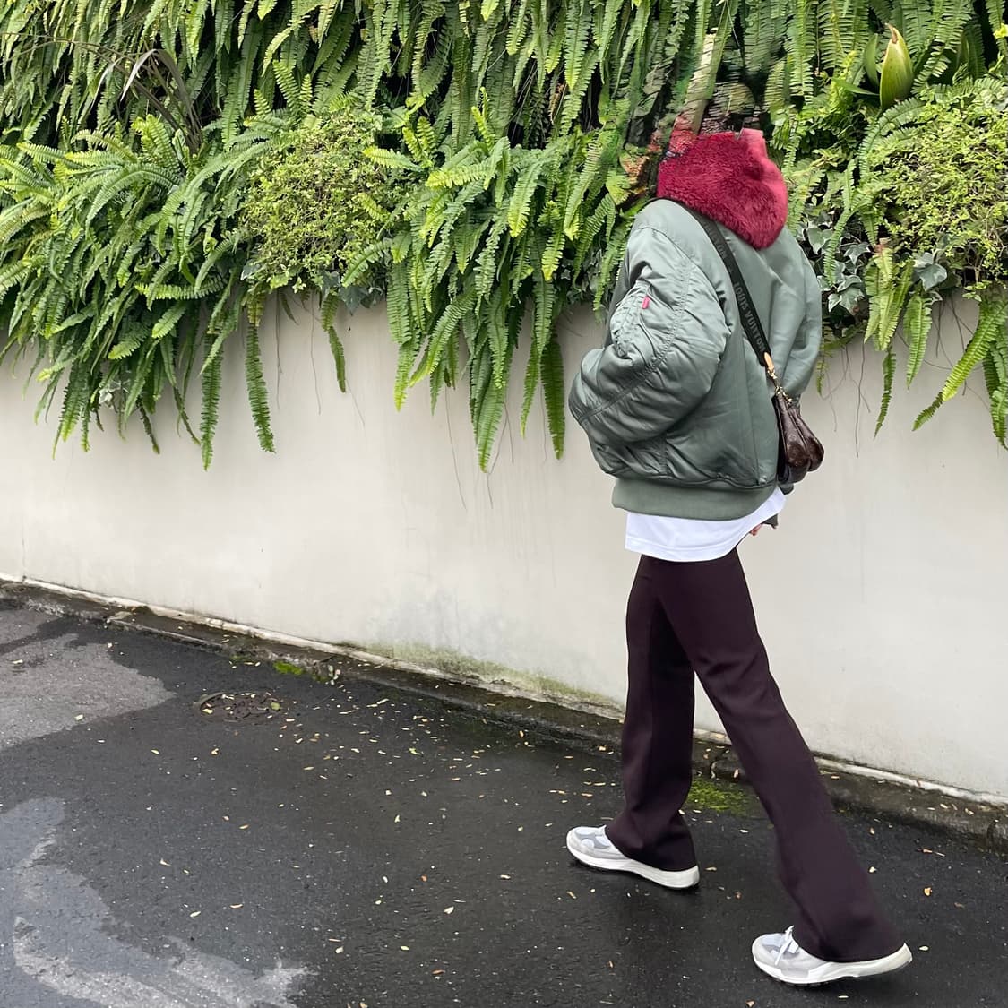 [M] 슈프림 포우 퍼 리버시블 MA-1 올리브 - 22FW 상품이미지1